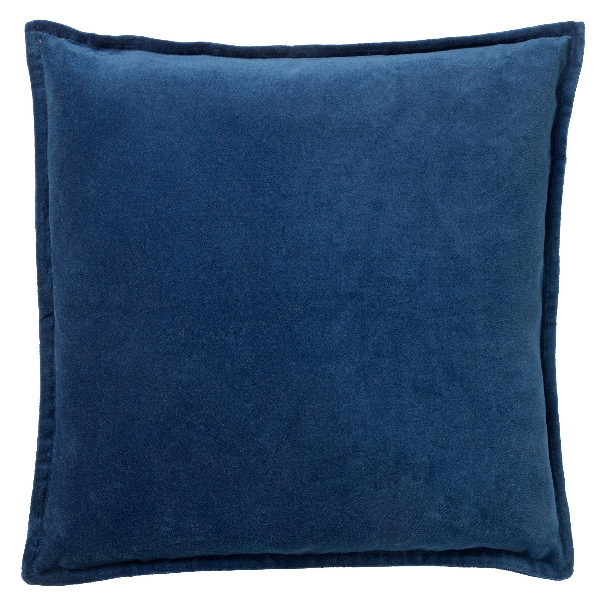 CAITH - Sierkussen velvet 100% katoen 50x50 cm - Insignia Blue - donkerblauw