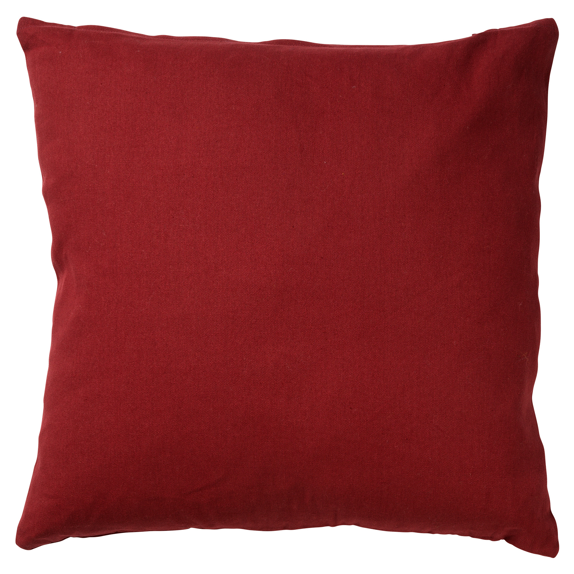 JAMES - Sierkussen katoen 45x45 cm -  Merlot - rood