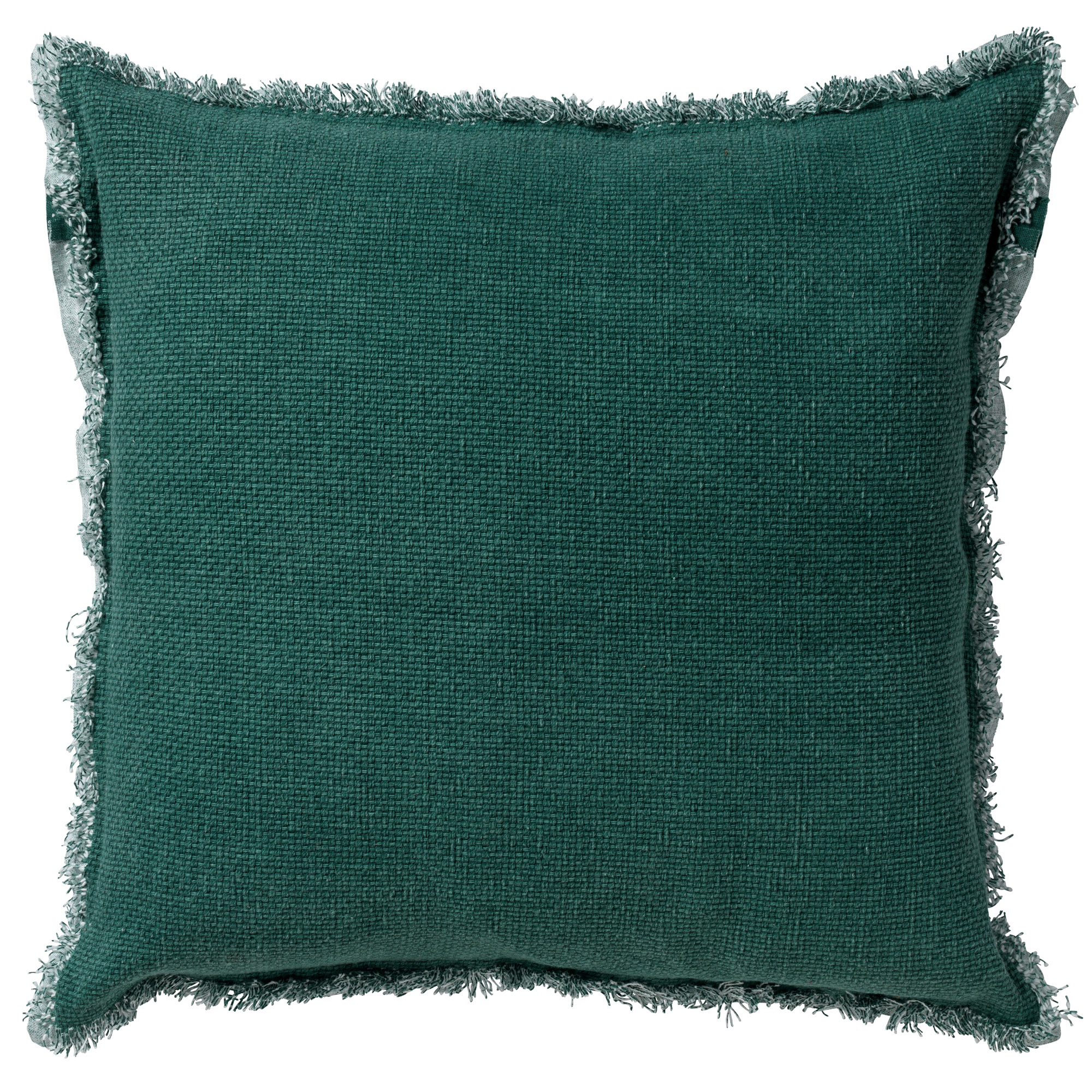 BURTO - Sierkussen 45x45 cm - gewassen katoen - Sagebrush Green - groen