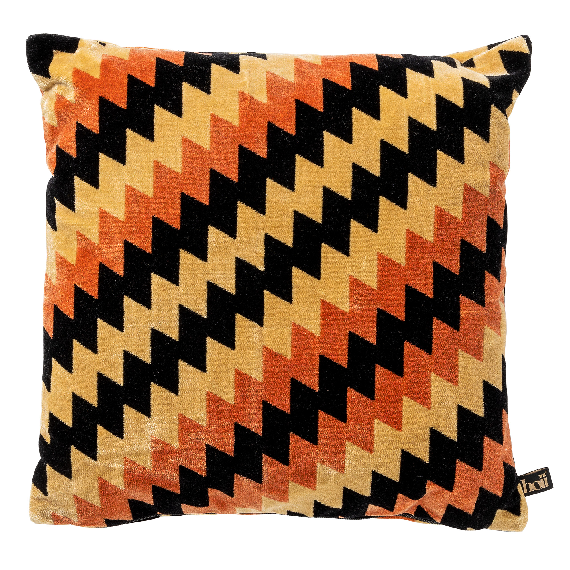 FRANCESCO | Cushion | 45x45 cm Potters Clay | Orange | Hoii | With luxury inner cushion