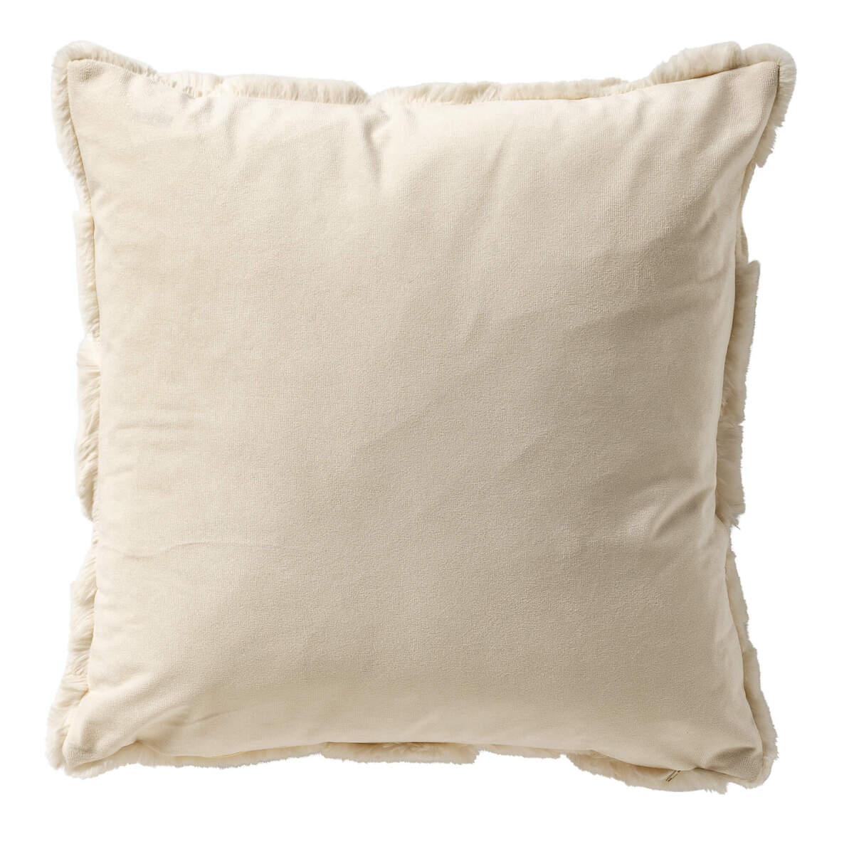 POM - sierkussen 45x45 cm - organisch - Cannoli Cream - wit