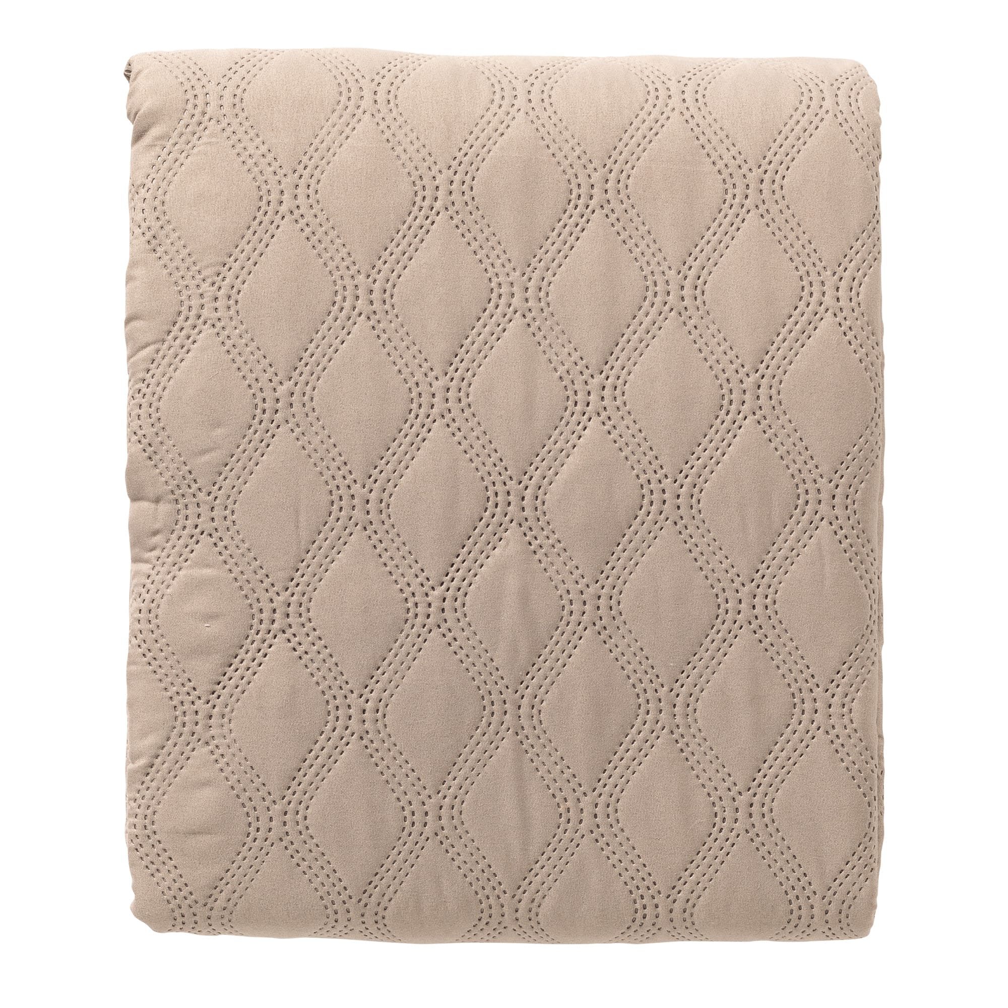 DIANNE - bedsprei 220x240 cm - Simply Taupe - taupe