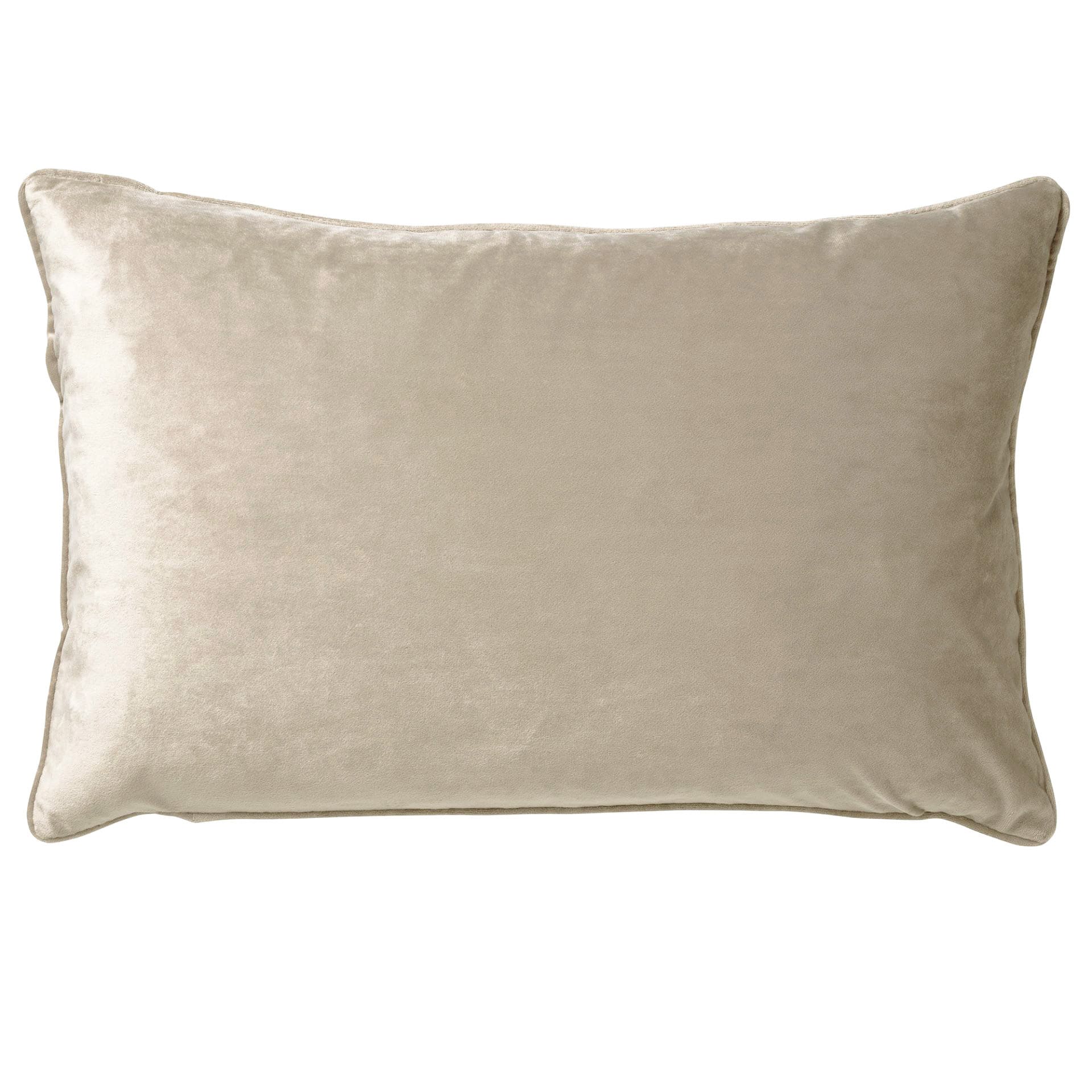 FINN - Kussenhoes 40x60 cm - velvet - effen kleur - Pumice Stone - beige