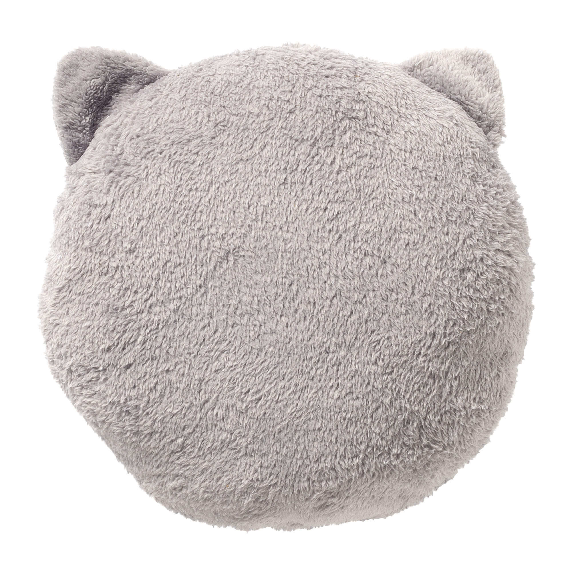 KATTY - Sierkussen Ø30 cm poes - grijs