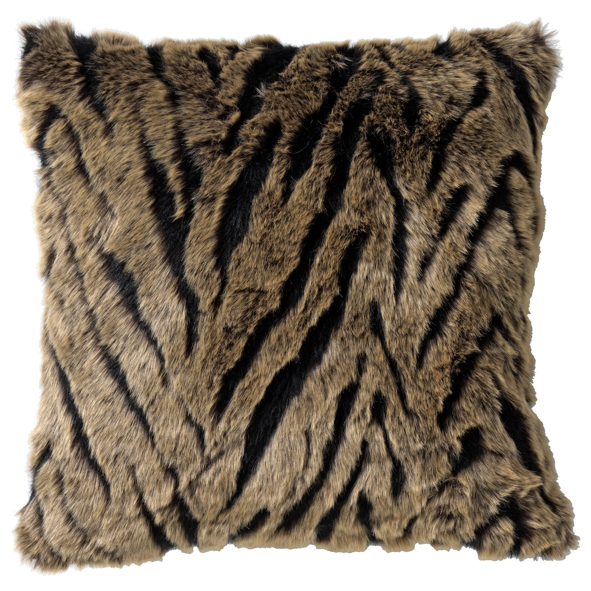 JAVAN - Sierkussen Rocky Road 45x45 cm - bruin