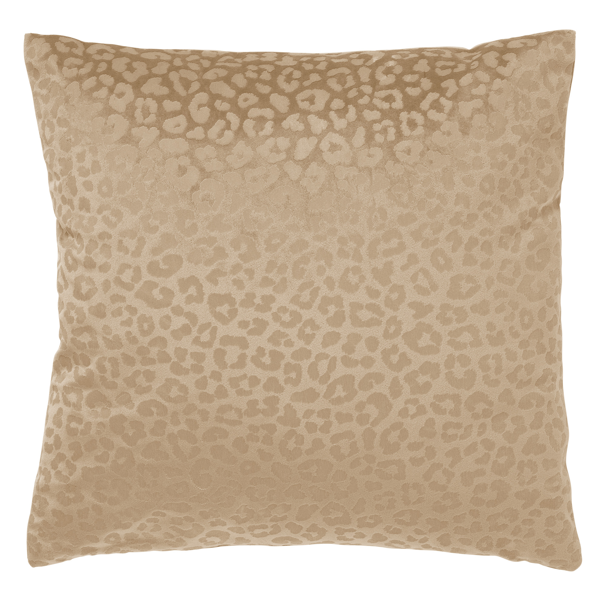 CHESSY - Sierkussen met dierenprint 45x45 cm Pumice Stone - beige