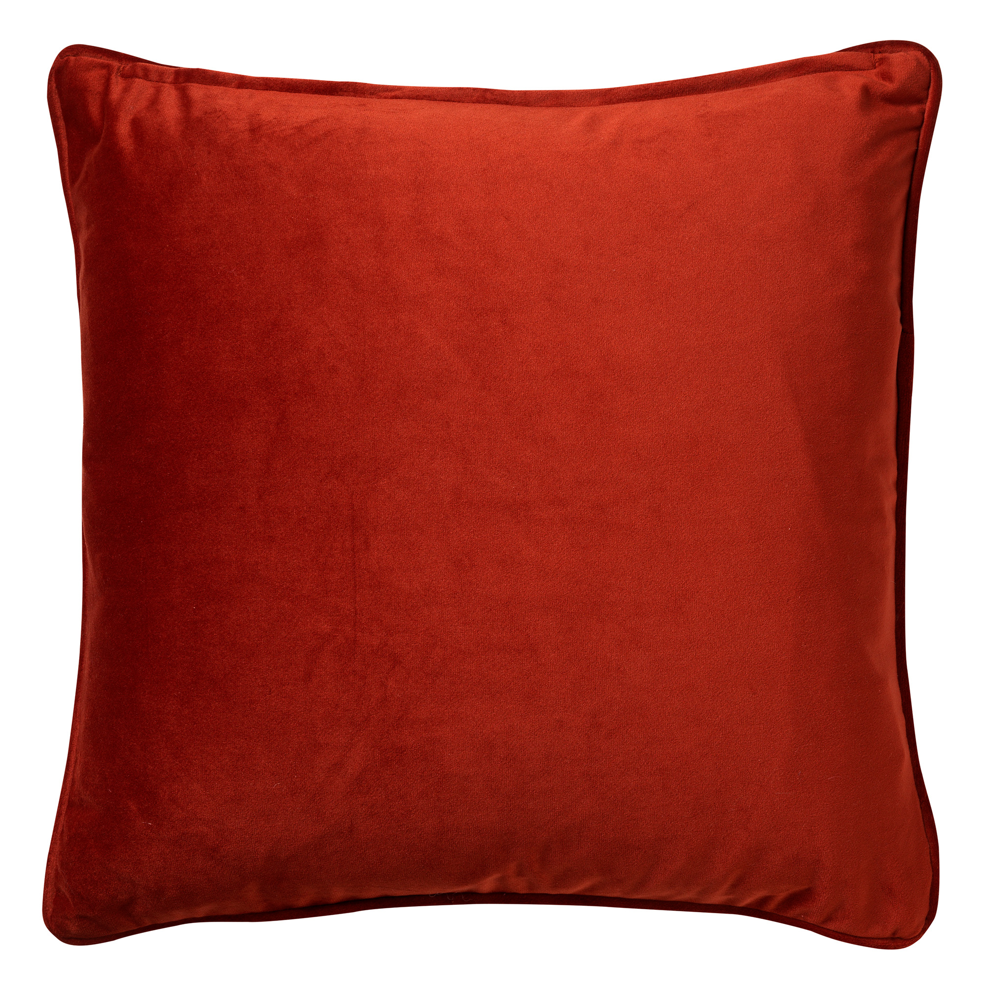 LEONA - Kussenhoes velvet Potters Clay 45x45 cm - oranje LEONA - Kussenhoes velvet Potters Clay 45x45 cm - oranje