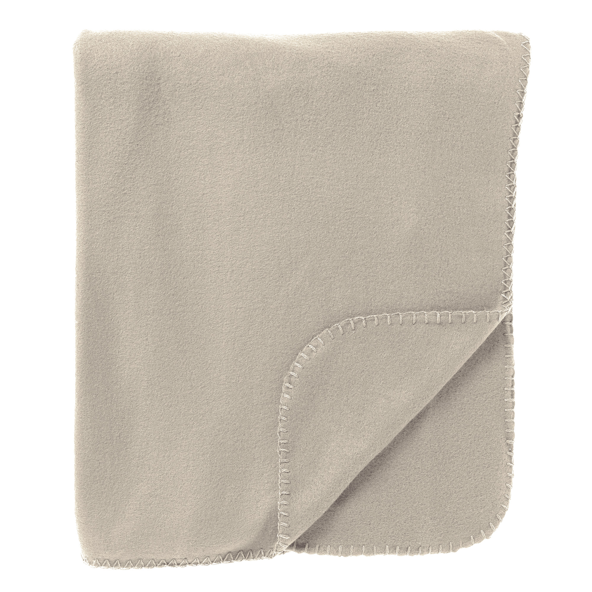 PABLO - Plaid fleece 150x200 cm Pumice Stone - beige - 100% polyester
