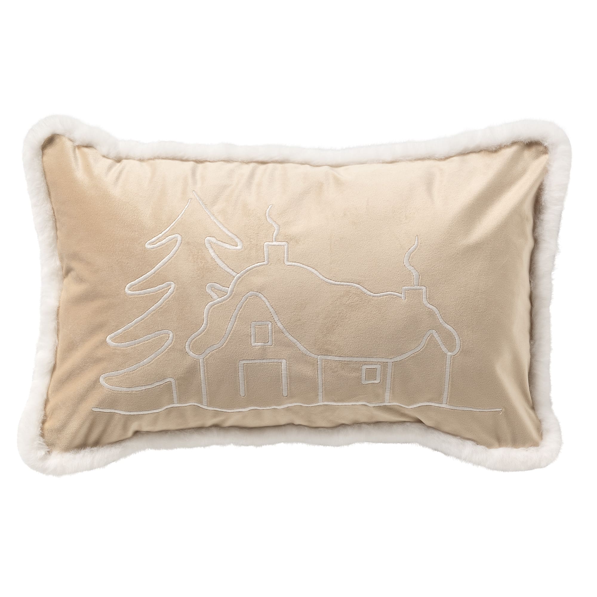 ALPES - Cushion 30x50 cm - Bleached Sand 