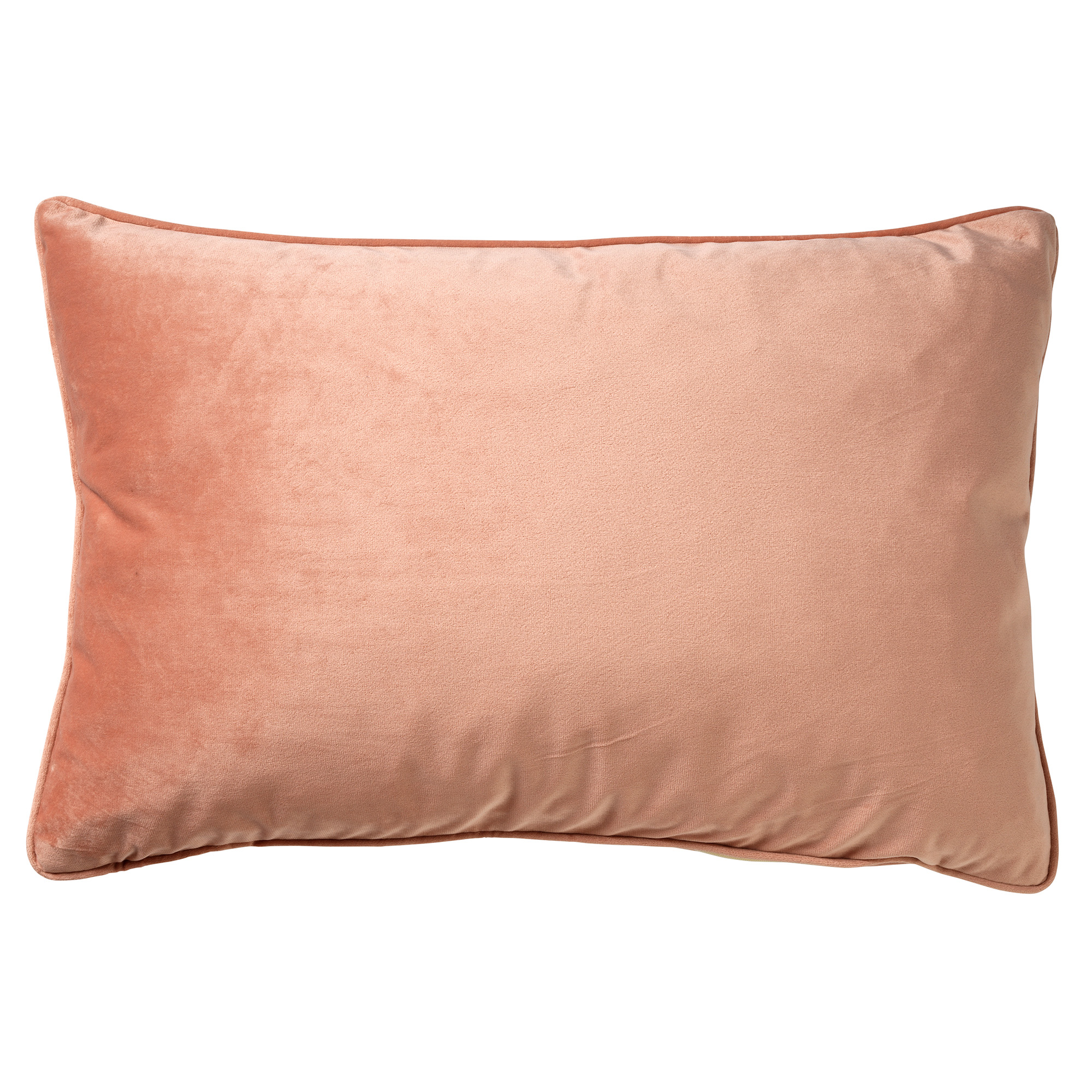 FINN - Sierkussen 40x60 cm - velvet - effen kleur - Muted Clay - roze