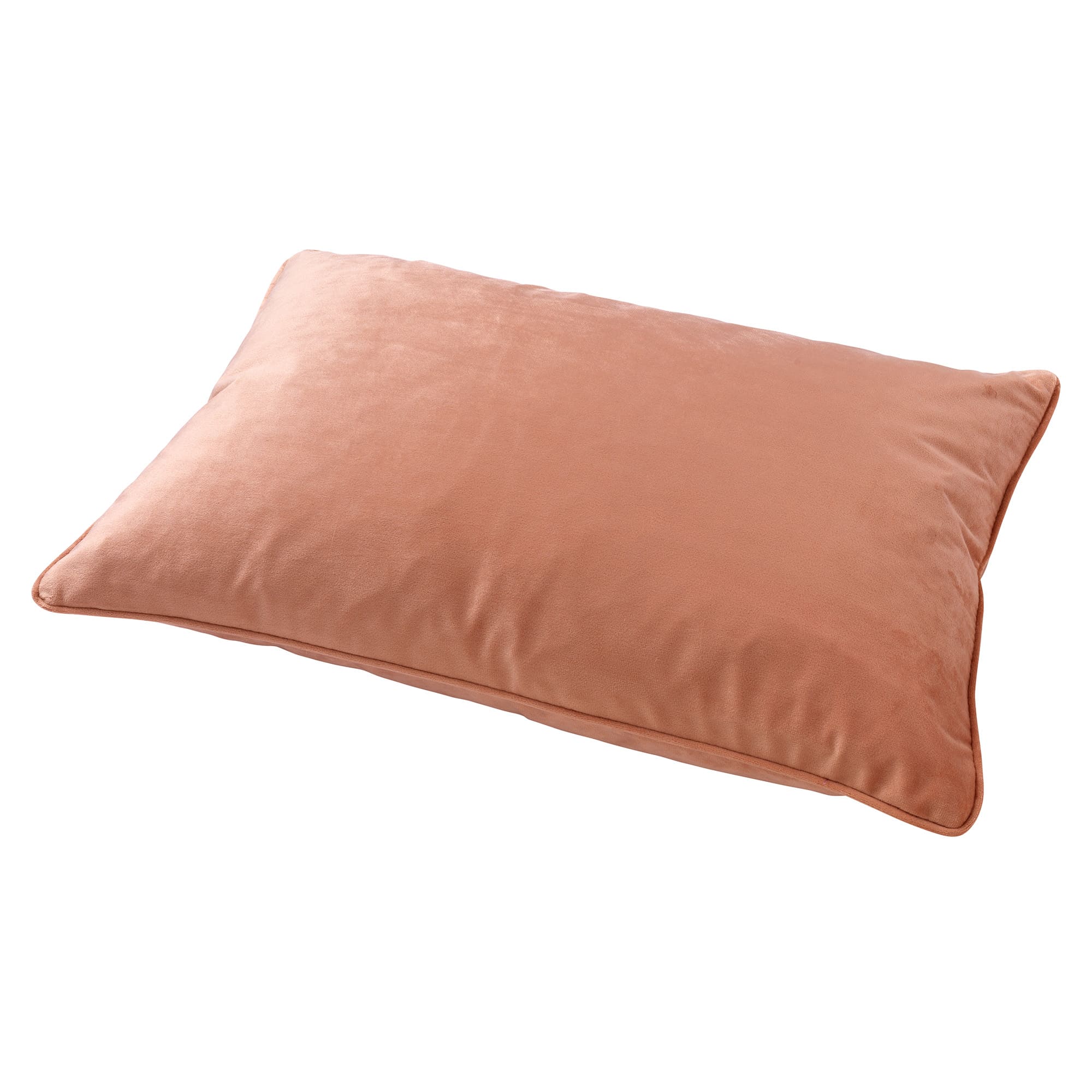 FINN - Sierkussen 40x60 cm - velvet - effen kleur - Muted Clay - roze