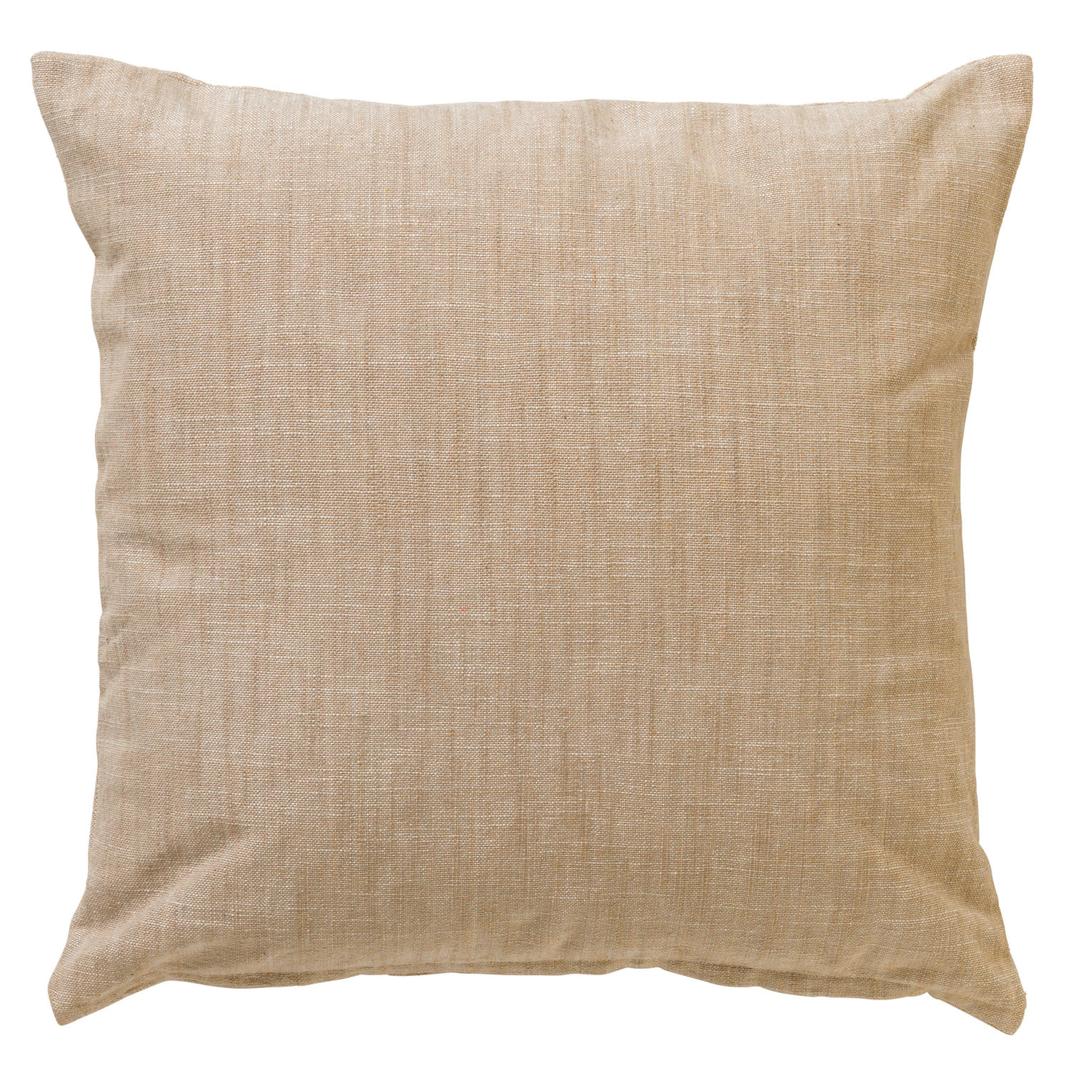NATURA - sierkussen 45x45 cm - 100% biologisch katoen - Tobacco Brown - bruin