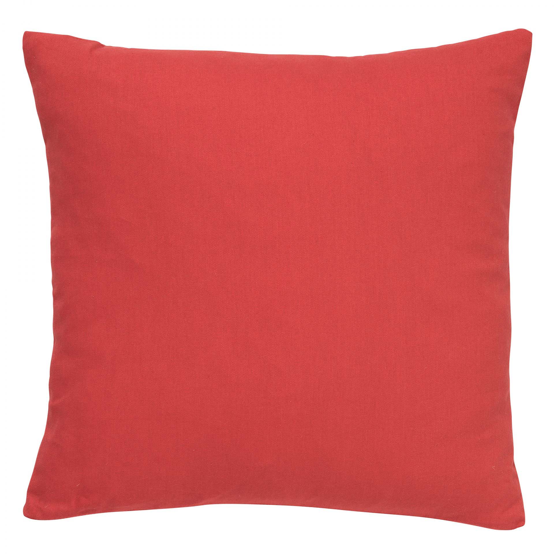 JAMES - Sierkussen katoen 45x45 cm -  Aurora Red - rood
