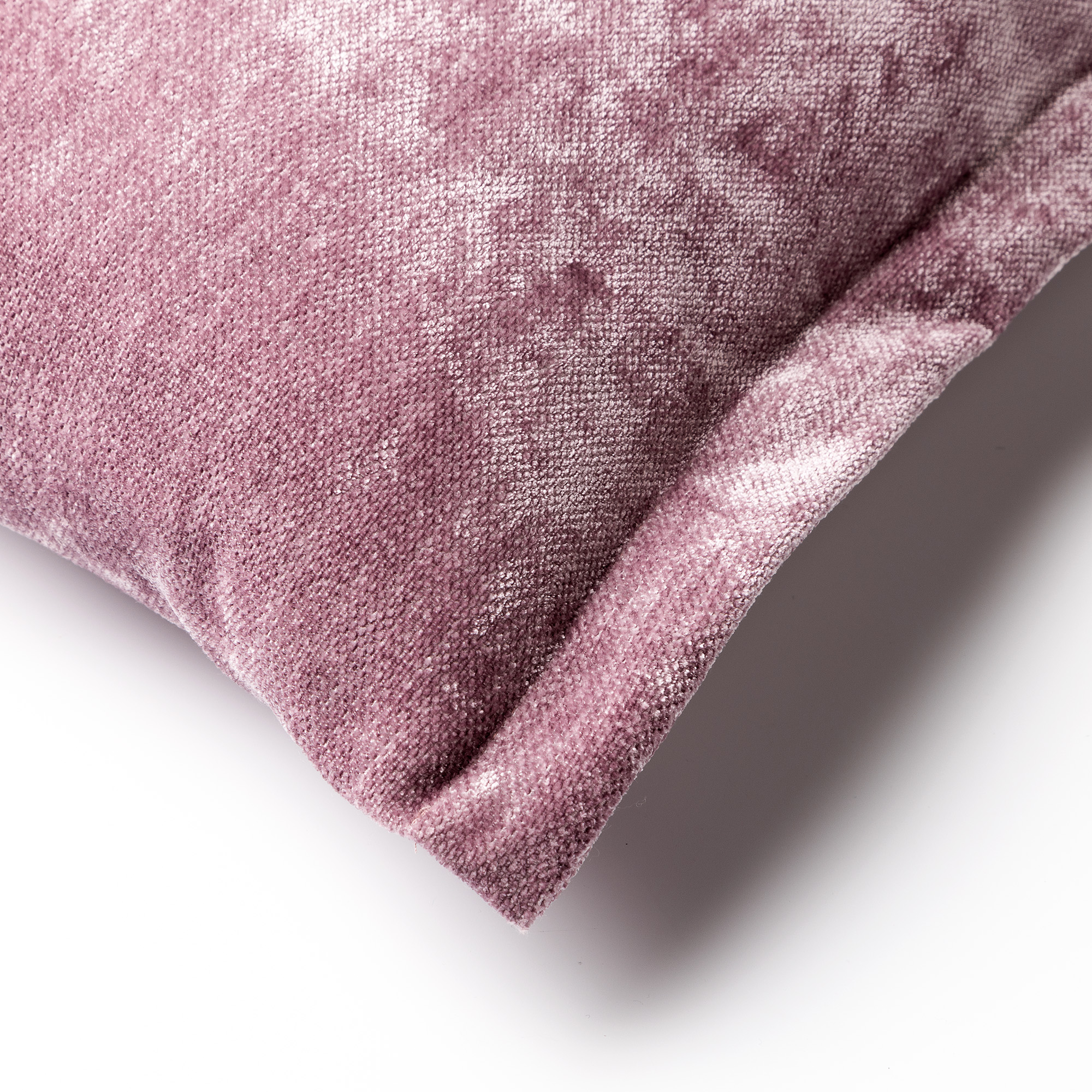 LEWIS - Kussenhoes 45x45 cm - fluweel - met sierrand - Elderberry - paars