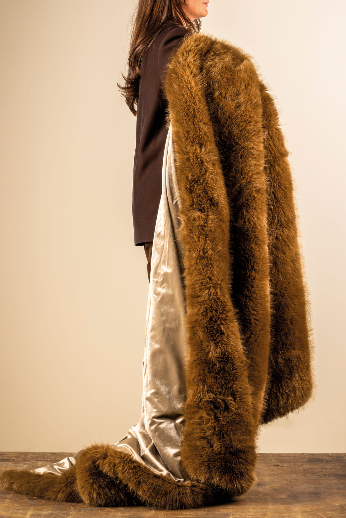 JULIETTE | plaid 140x180 cm | Otter | bruin | Hoii