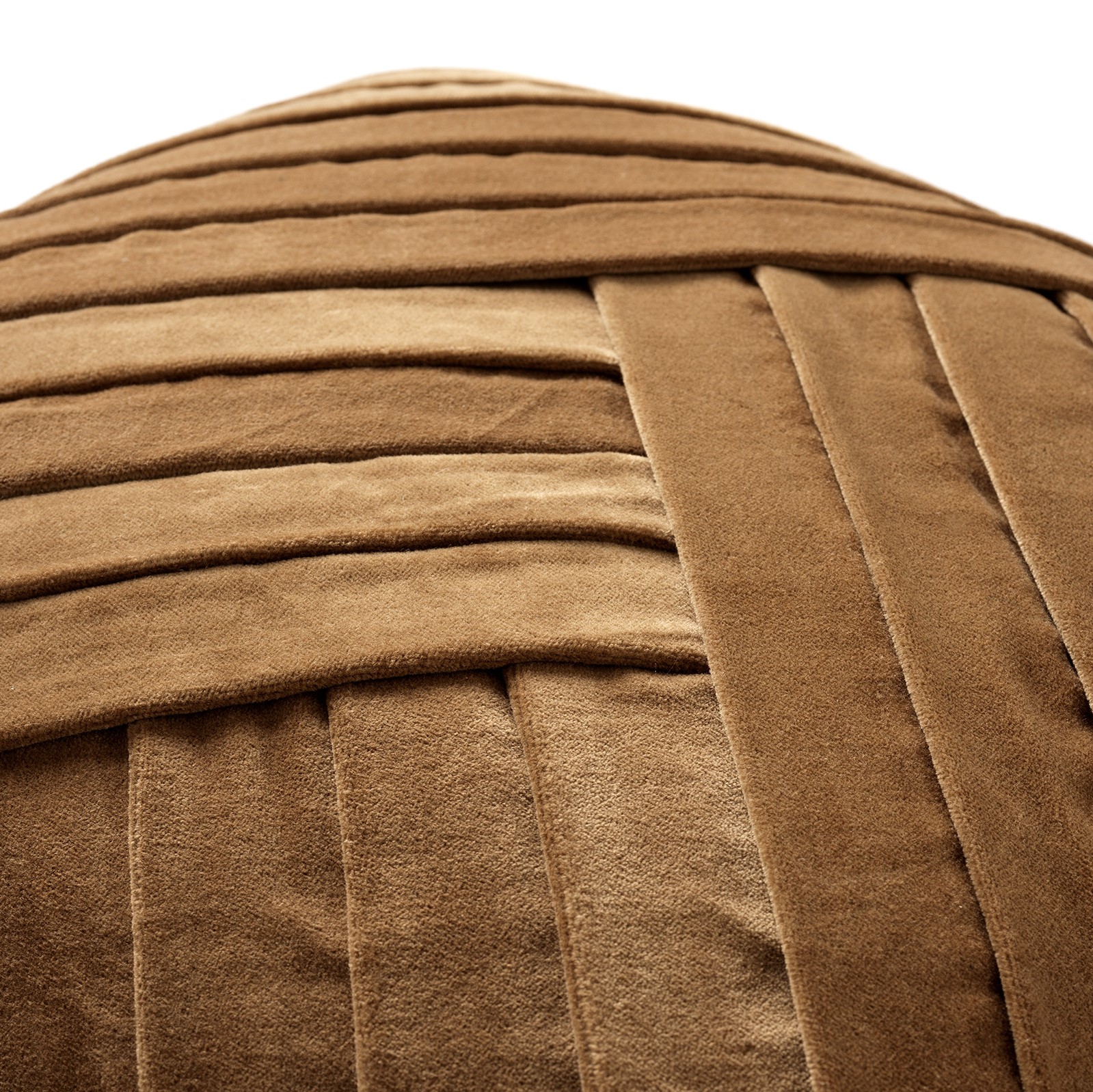 GIDI - Sierkussen velvet Tobacco Brown 45x45 cm - bruin