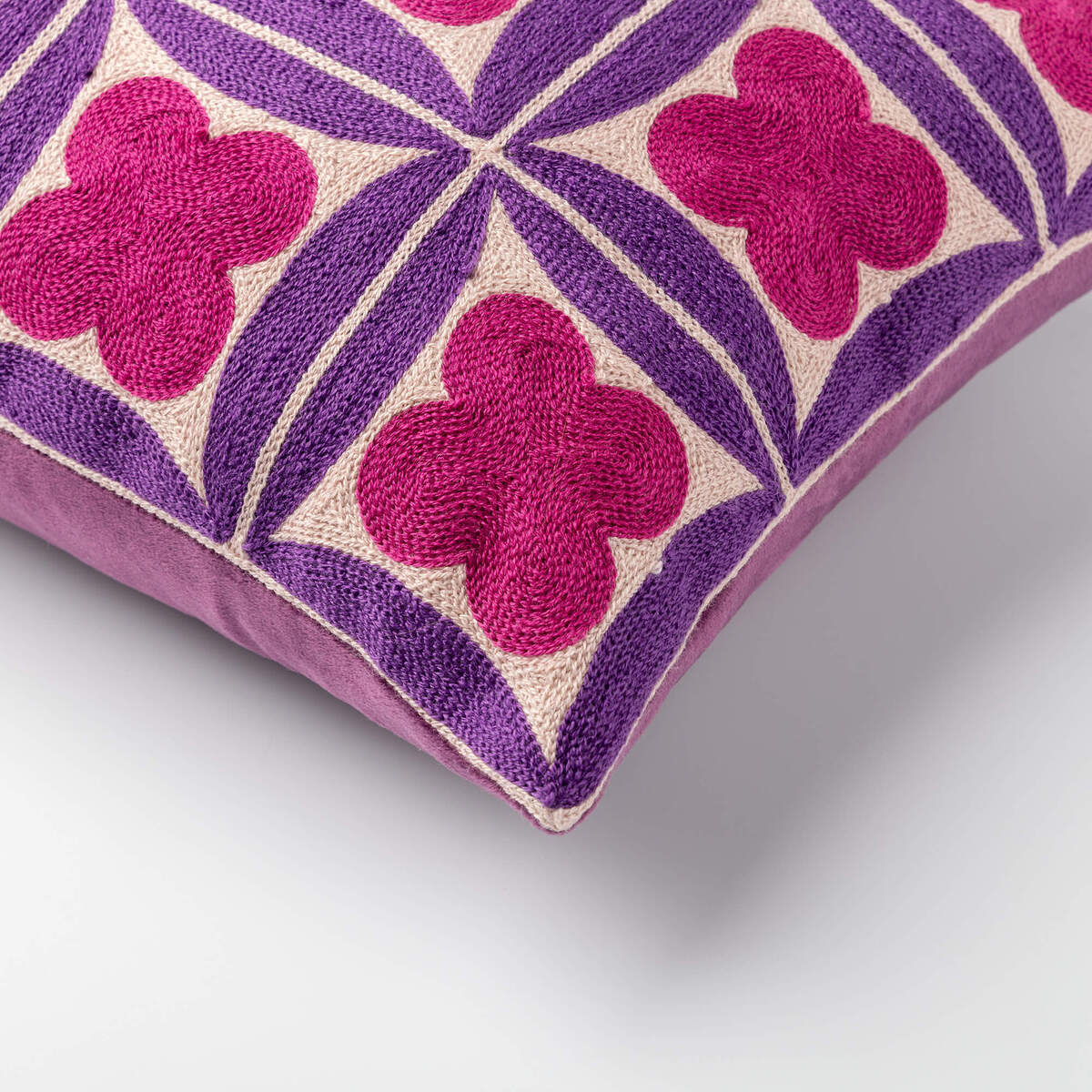 CLOVER - sierkussen 30x50 cm - Deep Lavender - paars