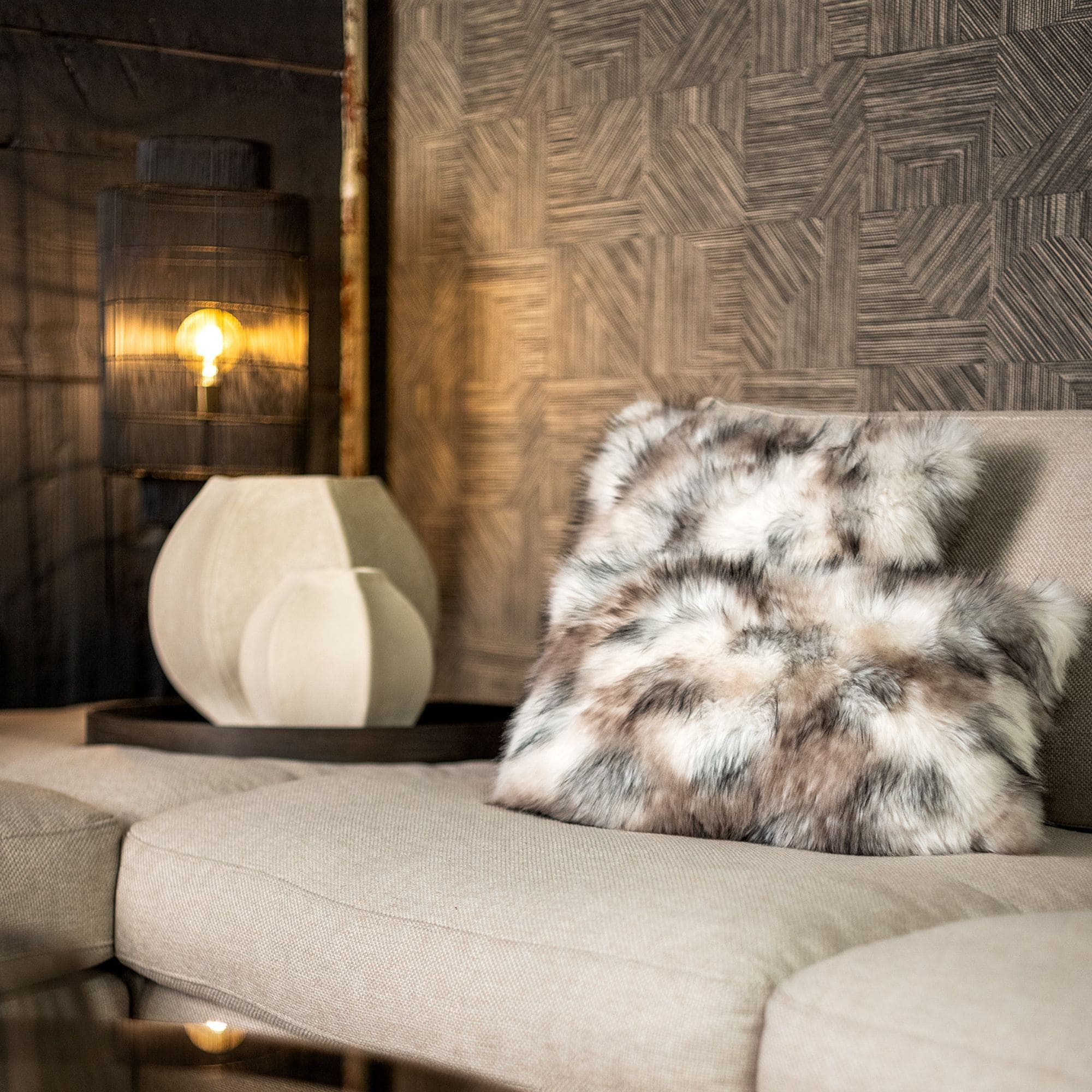 GISELE | sierkussen 30x50 cm | Natural | bruin | Hoii | met duurzame kussenvulling