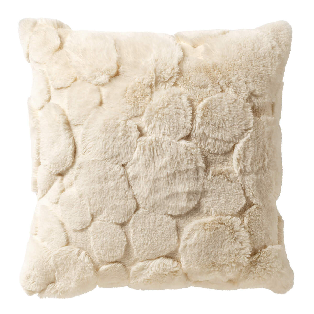 POM - sierkussen 45x45 cm - Cannoli Cream - wit