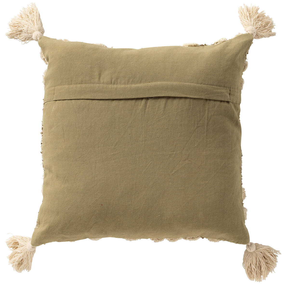 RILEY - sierkussen 45x45 cm - Sponge - groen