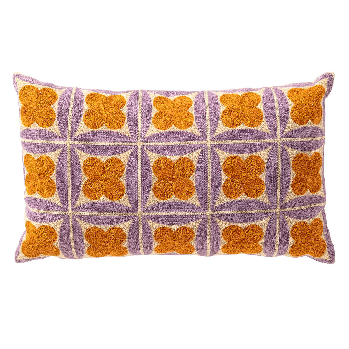 CLOVER - sierkussen 30x50 cm - Rhapsody - paars