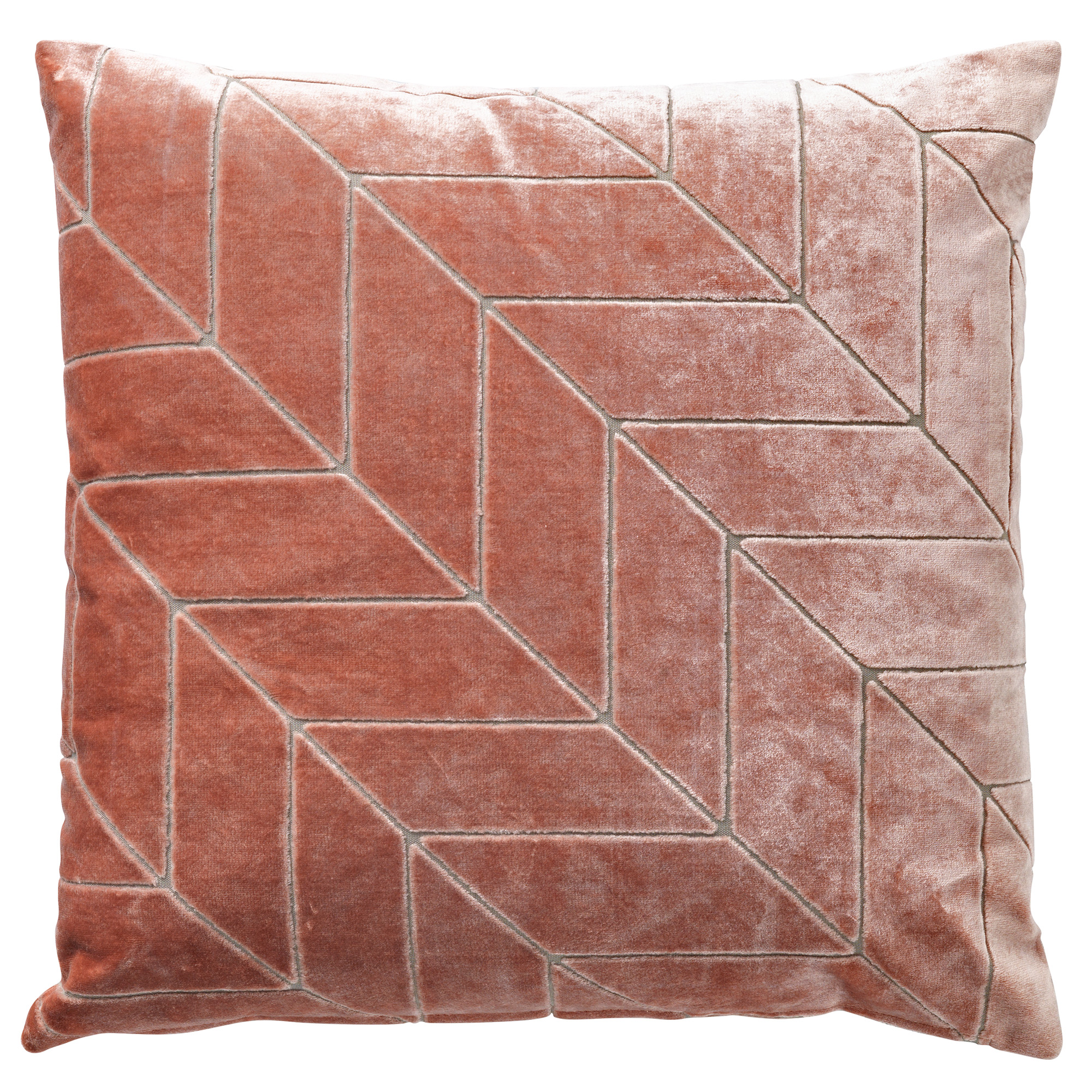 ELISA - velvet 45x45 - Muted Clay roze | KUSSENHOES | DDL0212300380