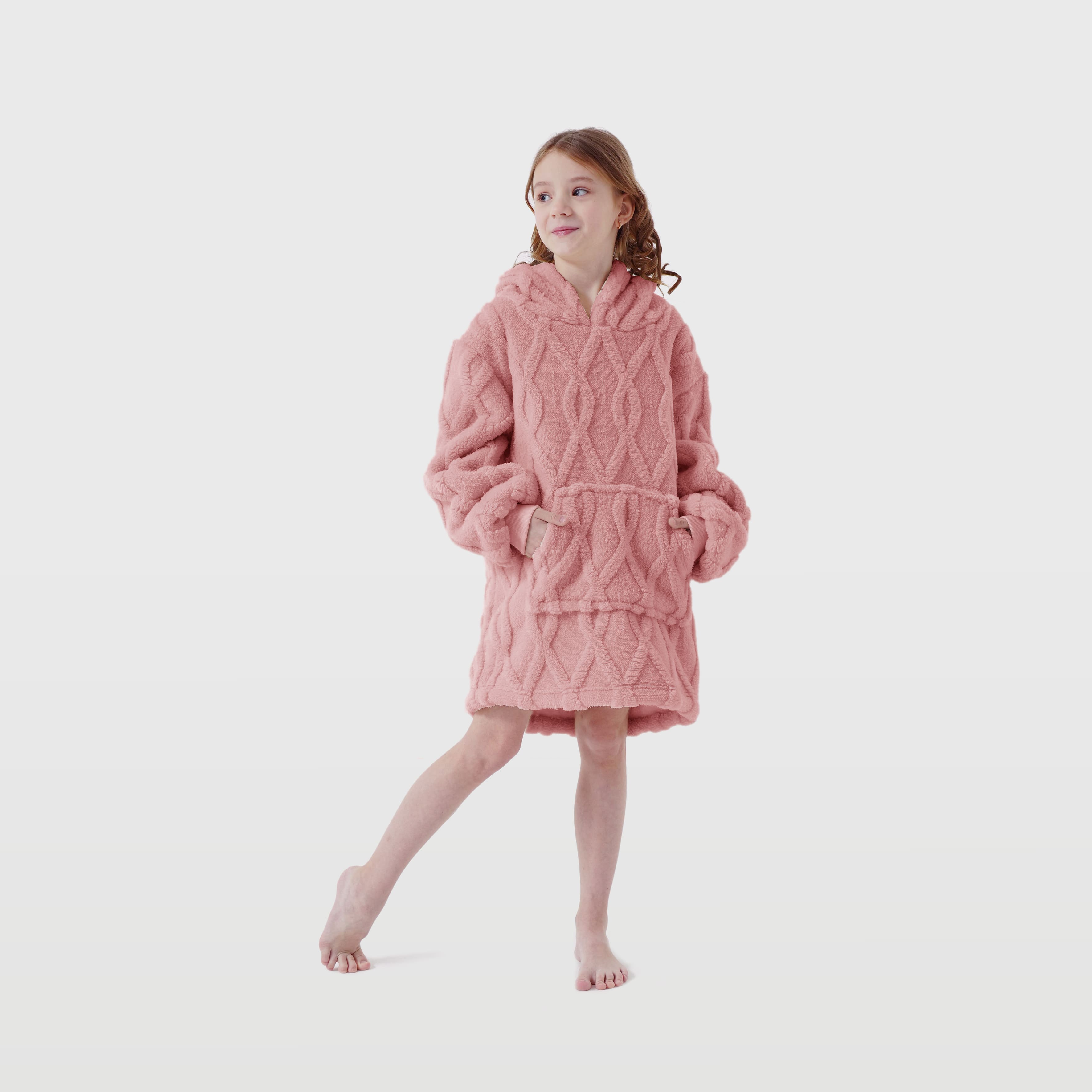 ROSETTA - Hoodie for kids 50x70 cm - Rose Tan - pink