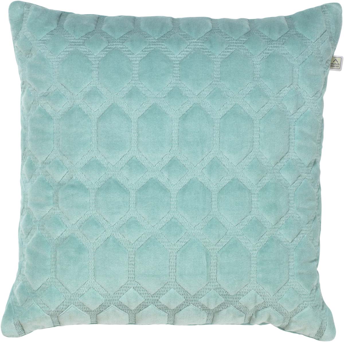 BORA - Sierkussen lichtjade 45x45 cm - groen