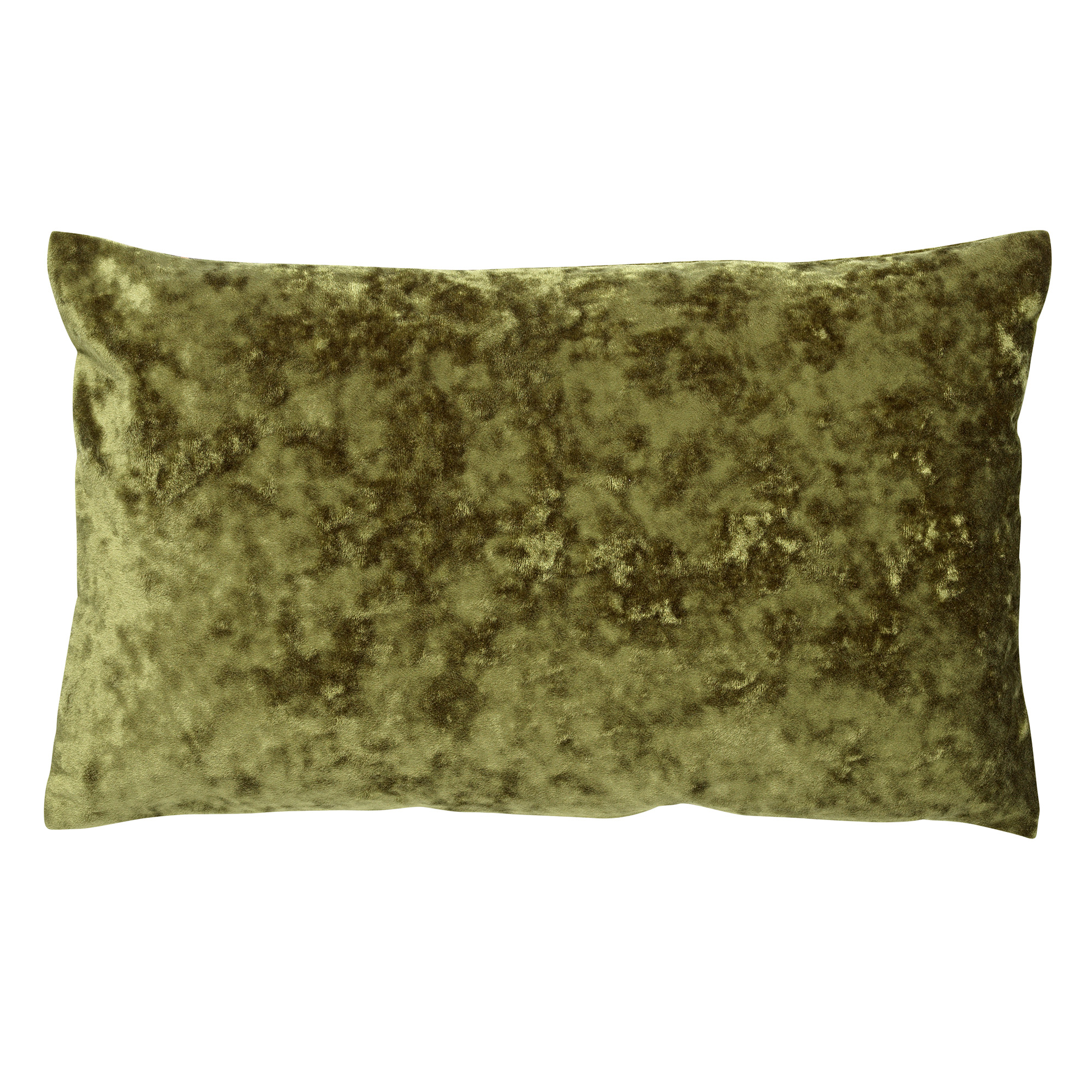 BAILEY - Sierkussen velvet 30x50 cm Chive - groen - panterprint