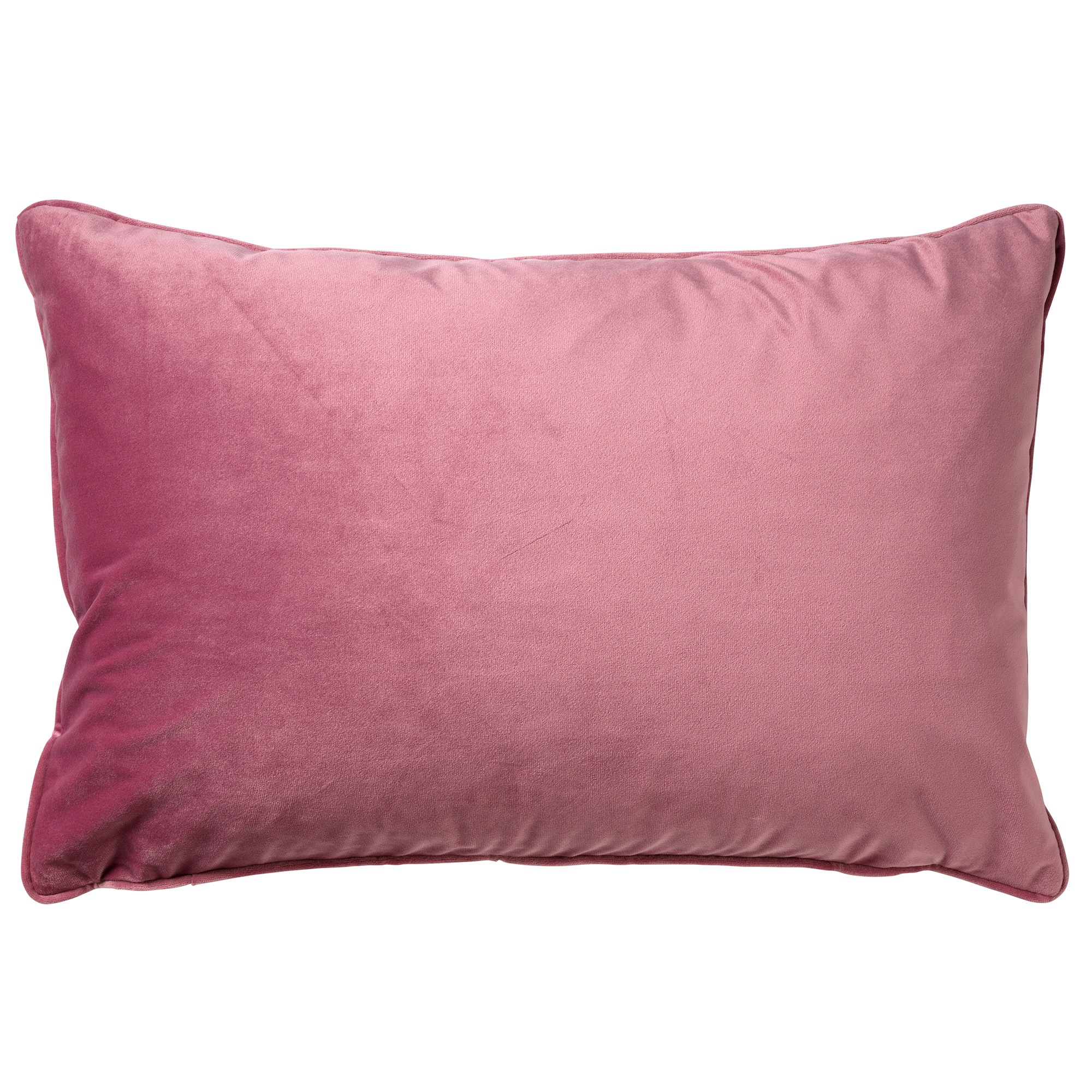 FINN - Sierkussen 40x60 cm - velvet - effen kleur - Heather Rose - roze