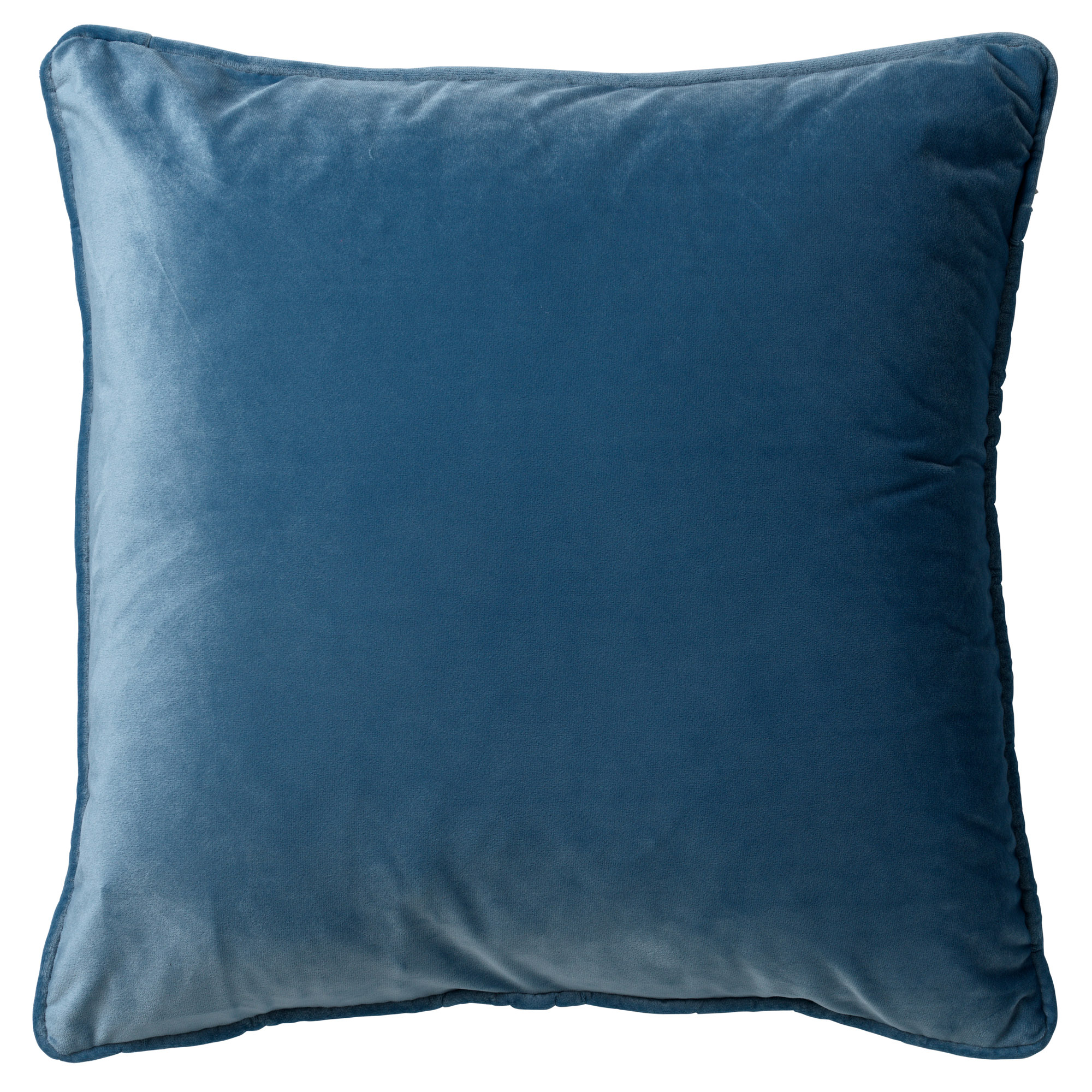 FINN - Sierkussen velvet Provincial Blue 60x60 cm - blauw