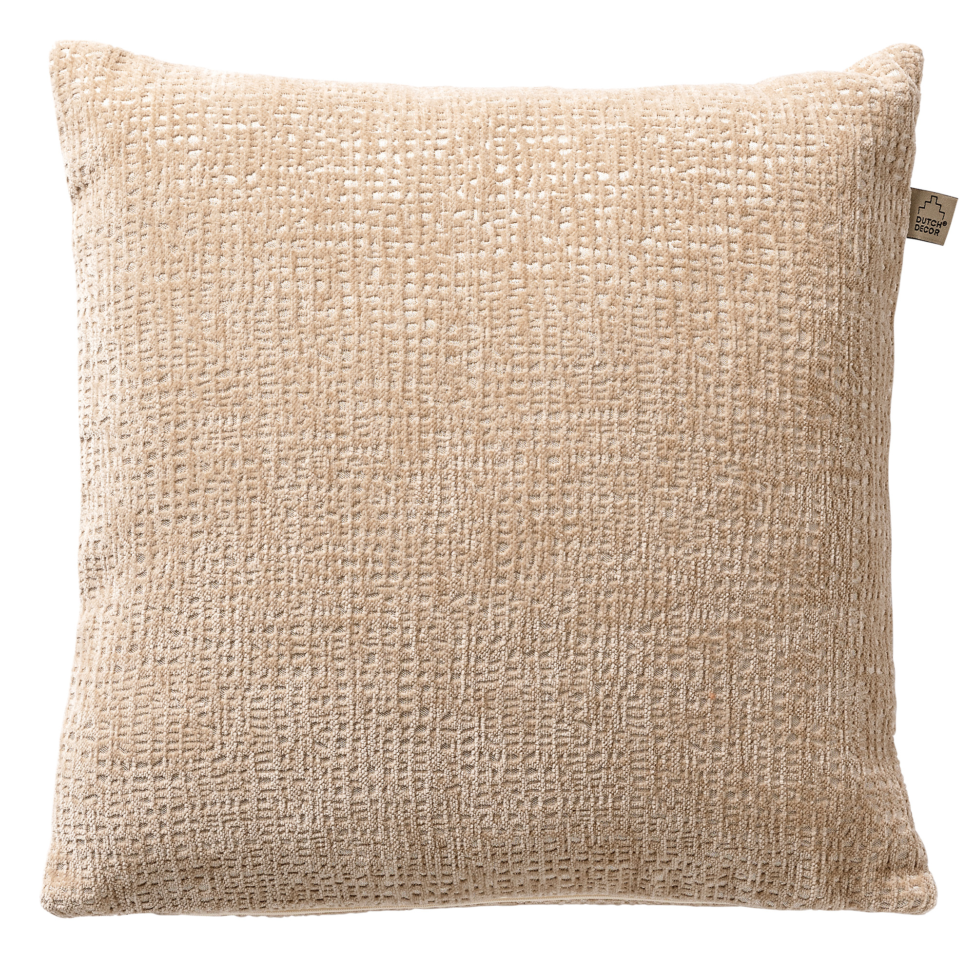 SIBIL - Kussenhoes 45x45 cm - Irish Cream - beige