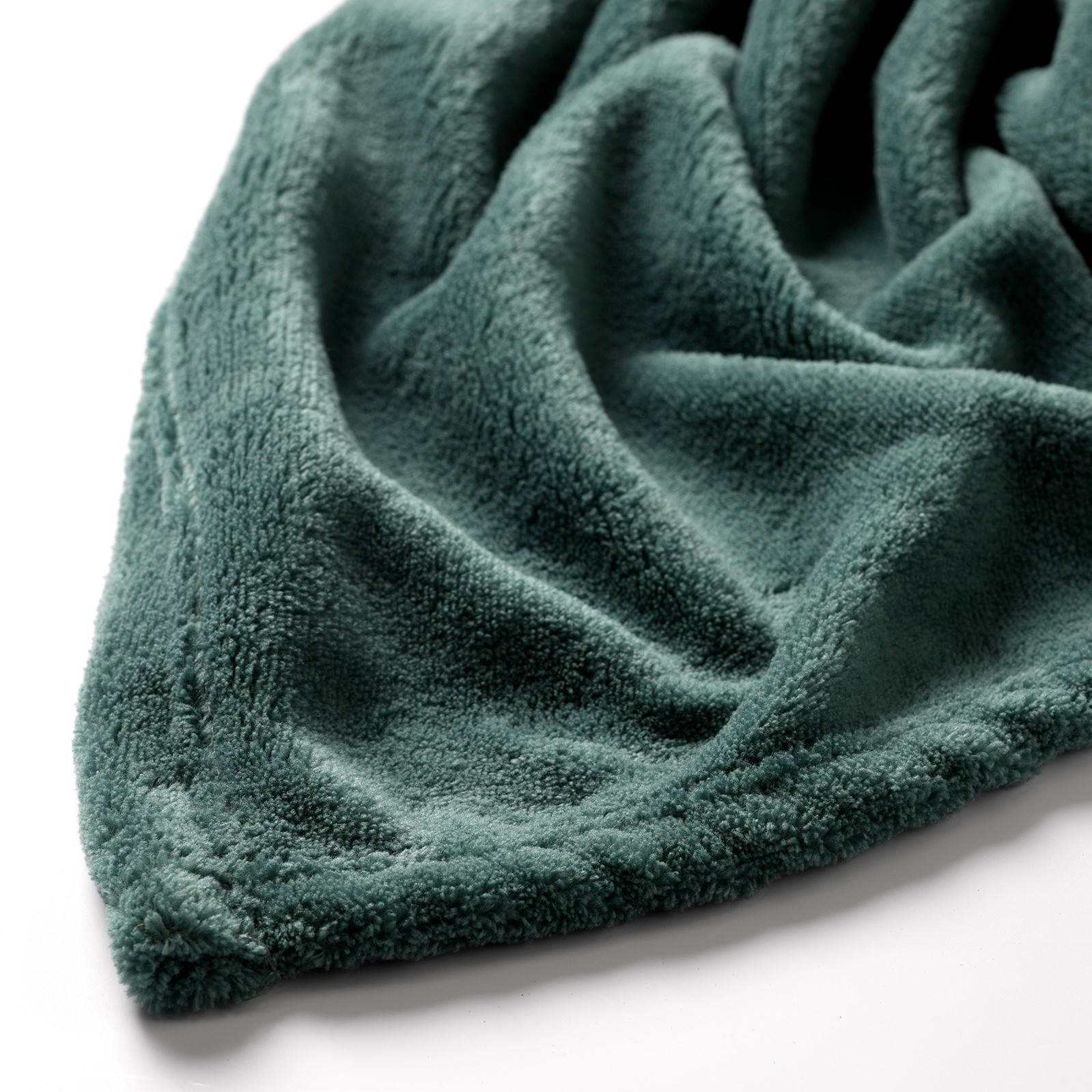 HARVEY - Plaid 150x200 cm - superzachte deken van fleece - Sagebrush Green - groen
