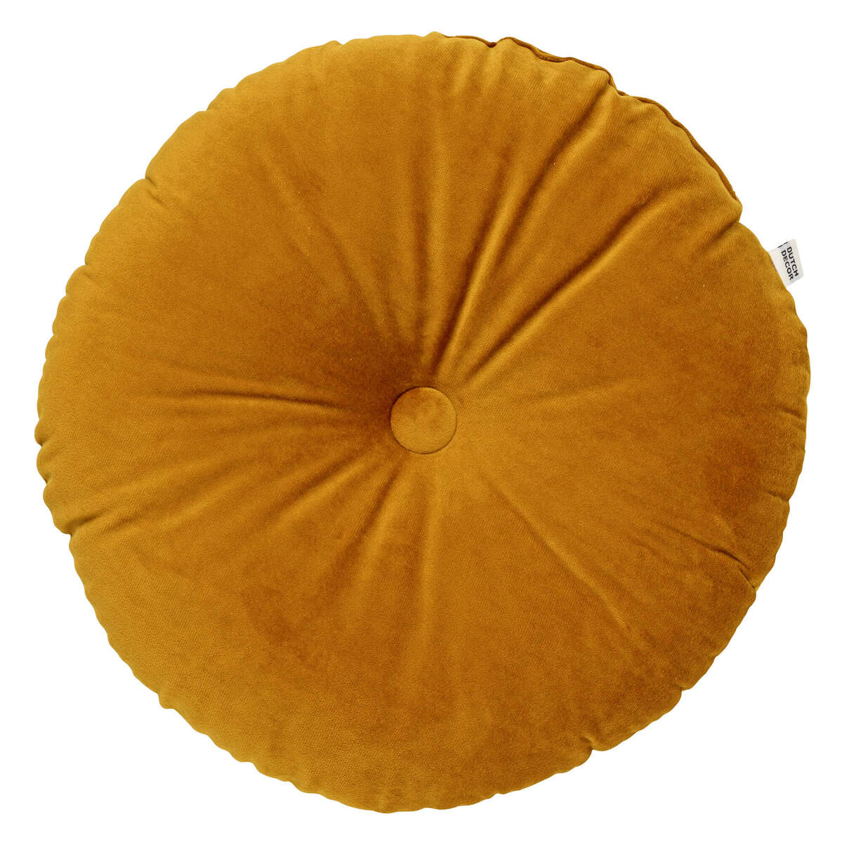 OLLY - Sierkussen rond velvet  Ø40 cm - Chai Tea