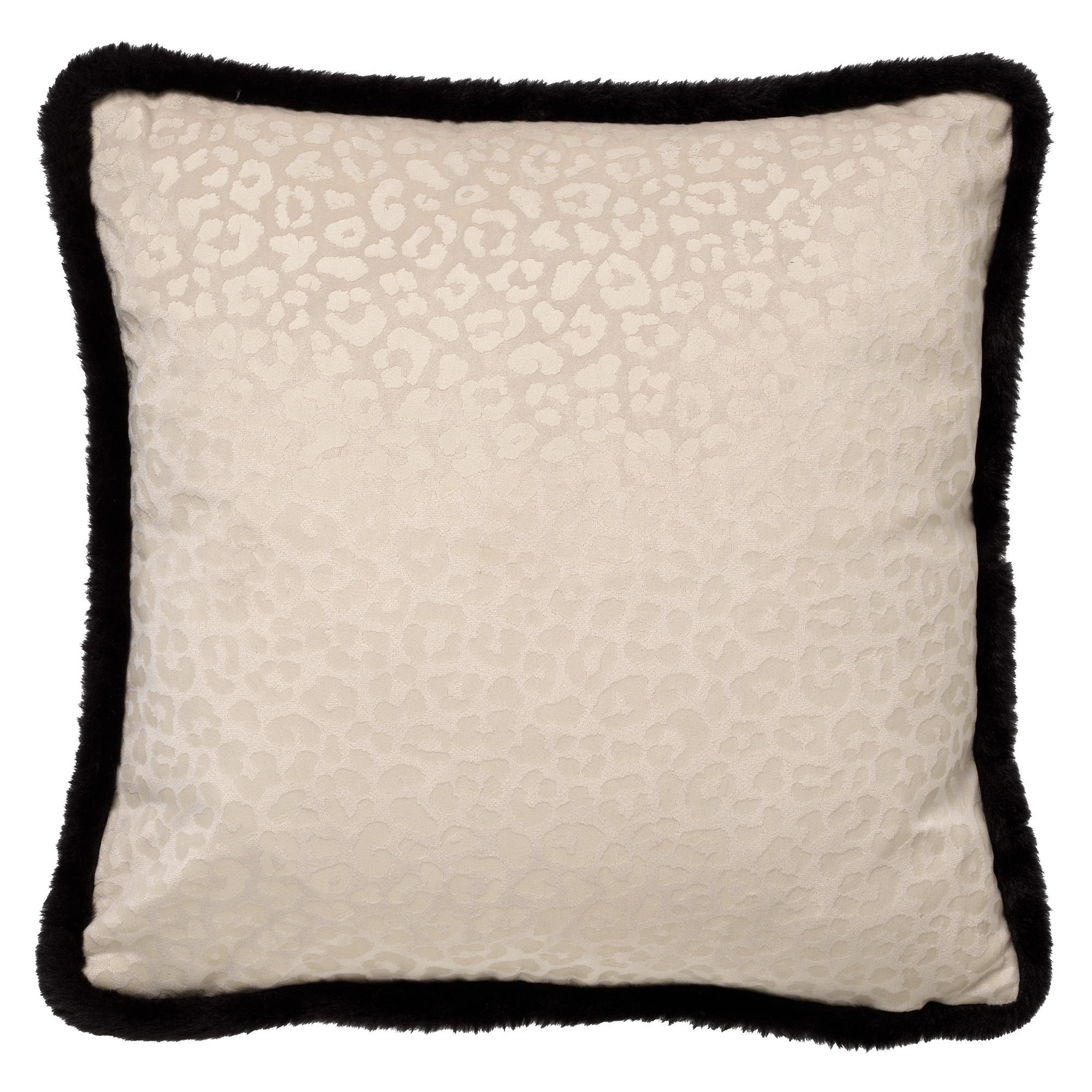 CHEETA - Kussenhoes met dierenprint 45x45 cm Pumice Stone - beige