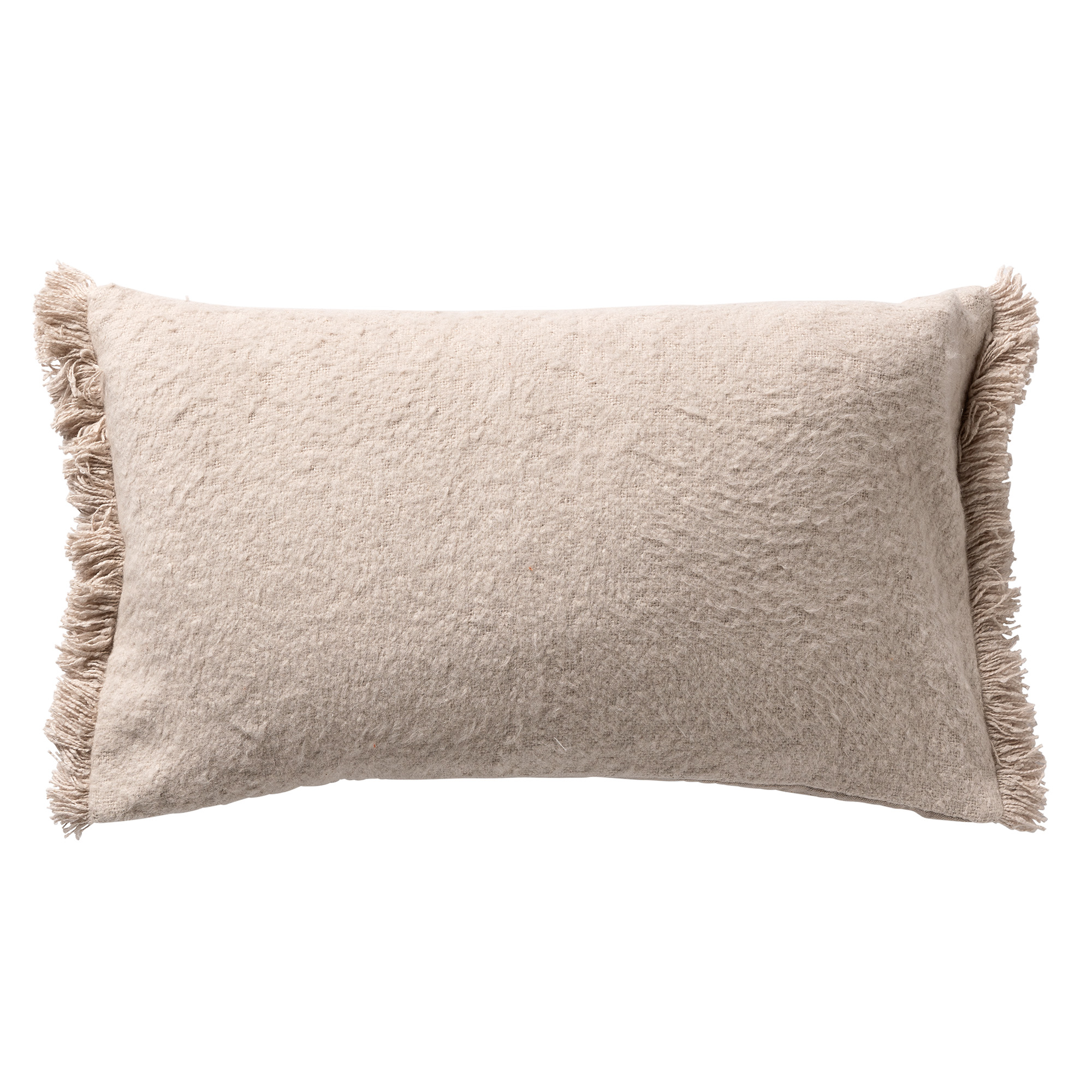 LASSE - Sierkussen 30x50 cm met kussenhoes van 65% gereclycled katoen - Eco Line collectie - Pumice Stone - beige