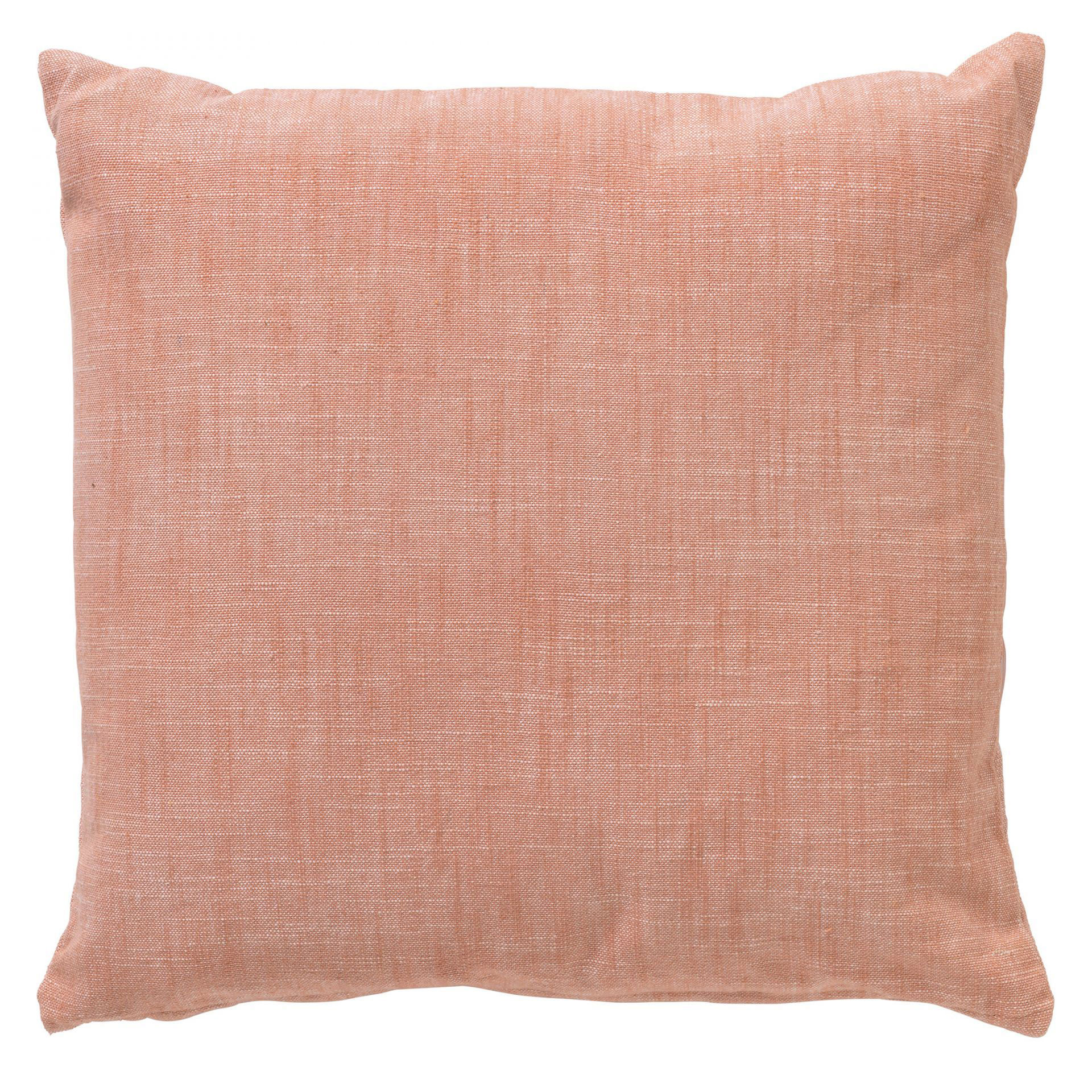NATURA - Sierkussen van bio katoen 45x45 cm Muted Clay - roze- Duurzaam textiel