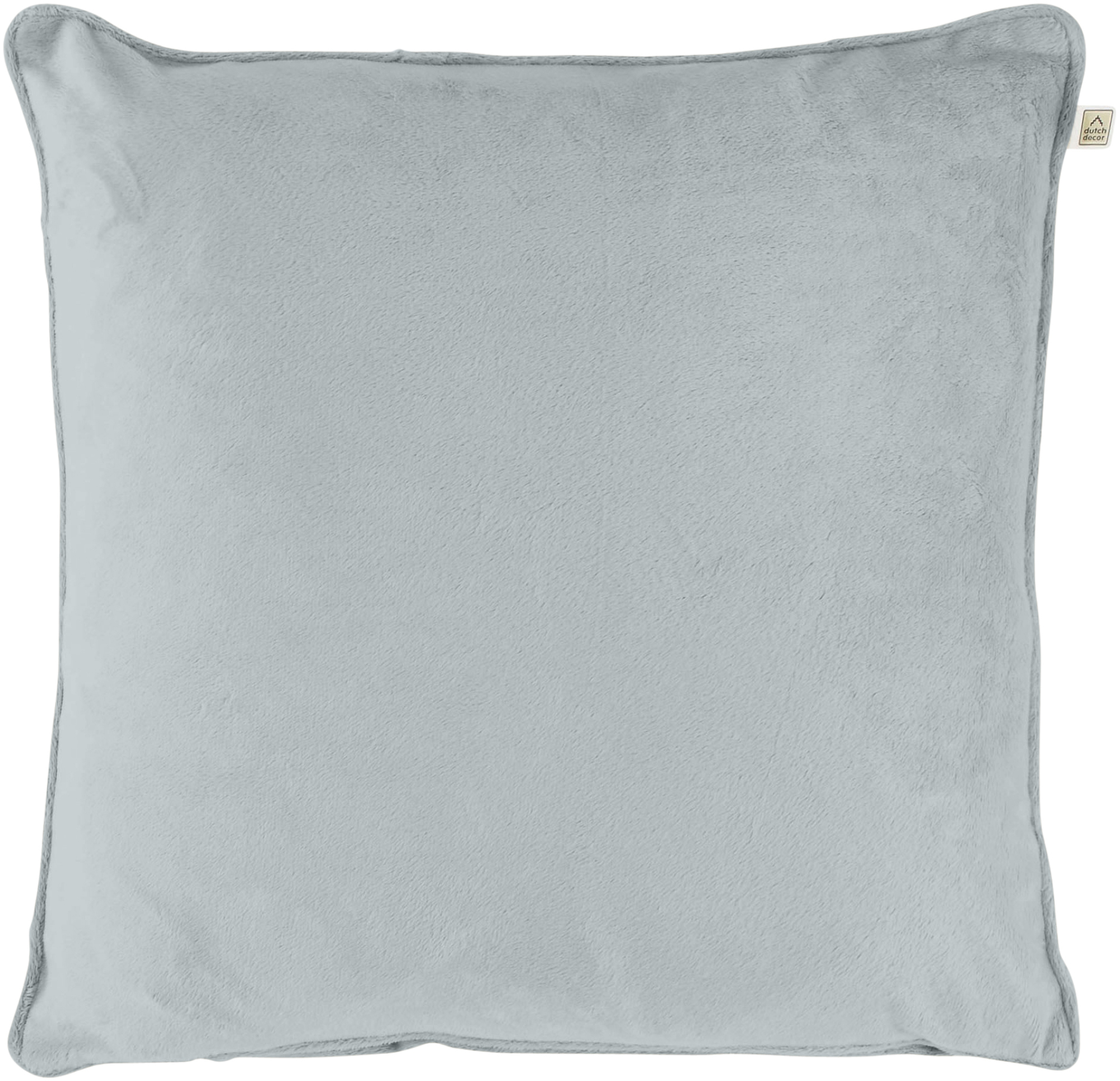 VELVET - Sierkussen 45x45 cm - mist grijs