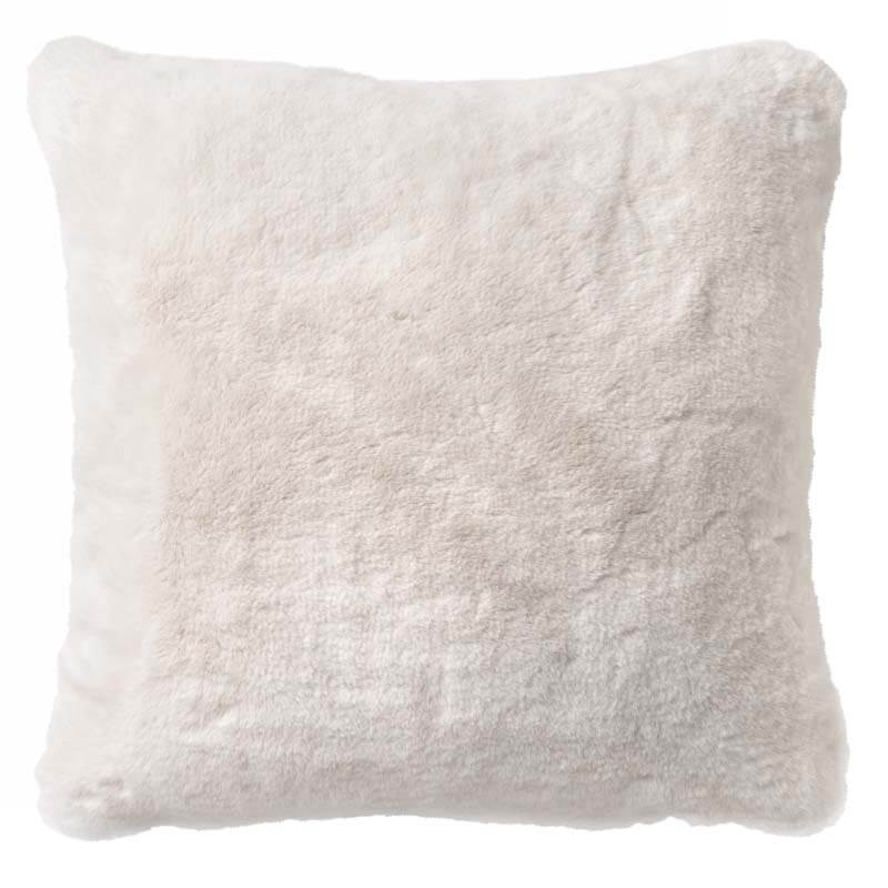 VOORDEELSET - 3-delig - Zaya & Lize - 2 sierkussens 45x45 cm - 1 plaid 140x180 cm - wit