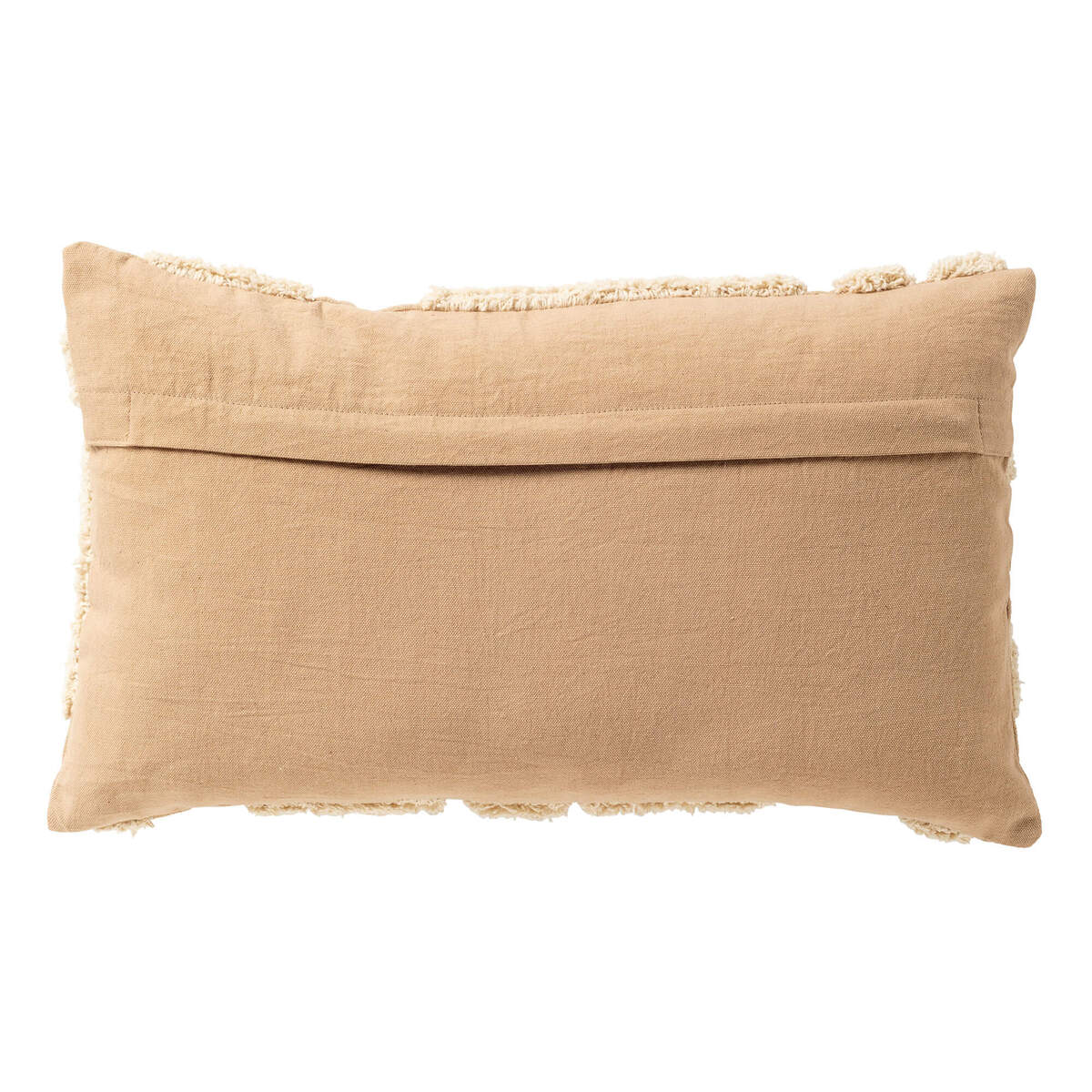 MILAS - sierkussen 30x50 cm - organisch patroon - Semolina - beige 