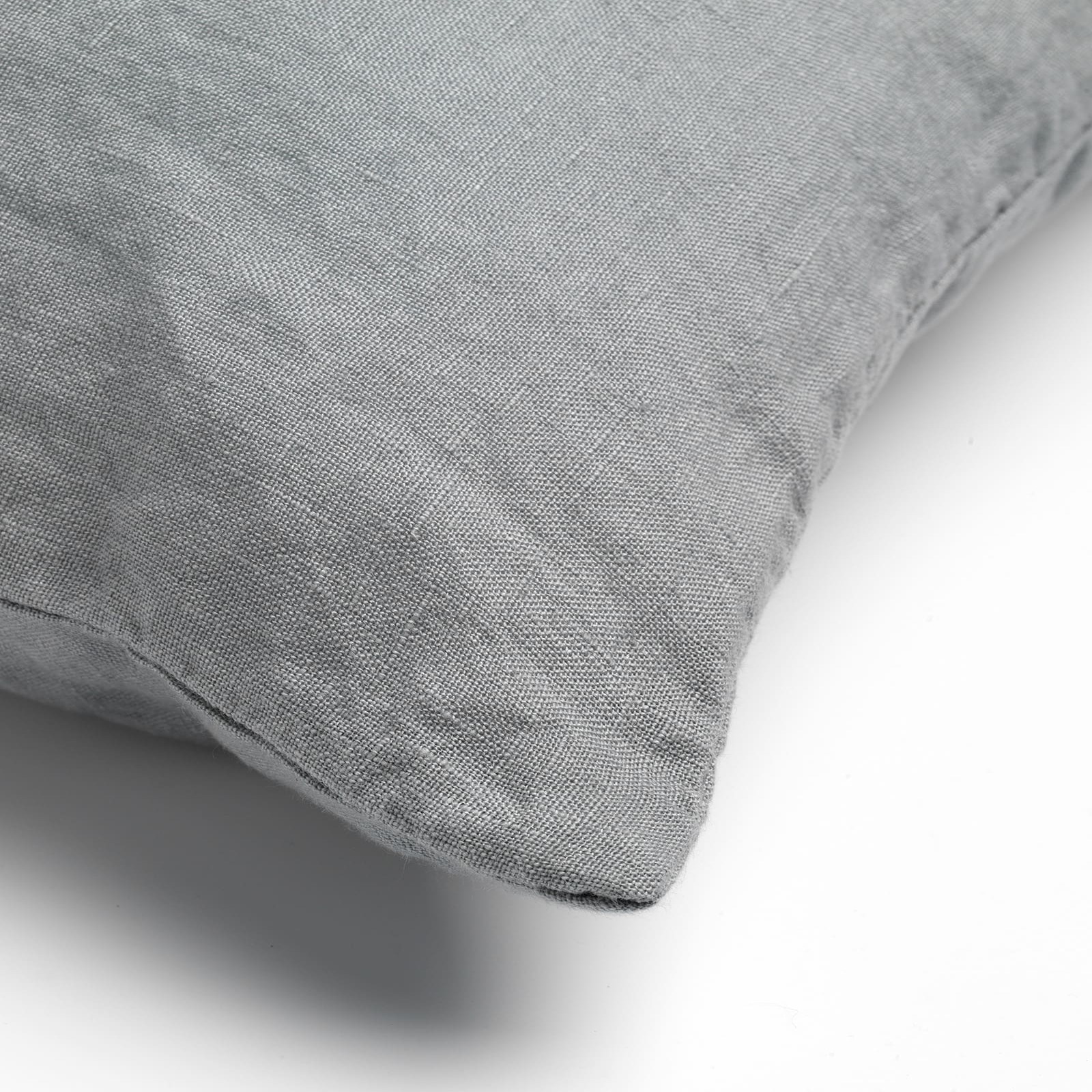 LINN - Sierkussen 45x45 cm - 100% linnen - effen kleur - Jadeite - lichtgroen