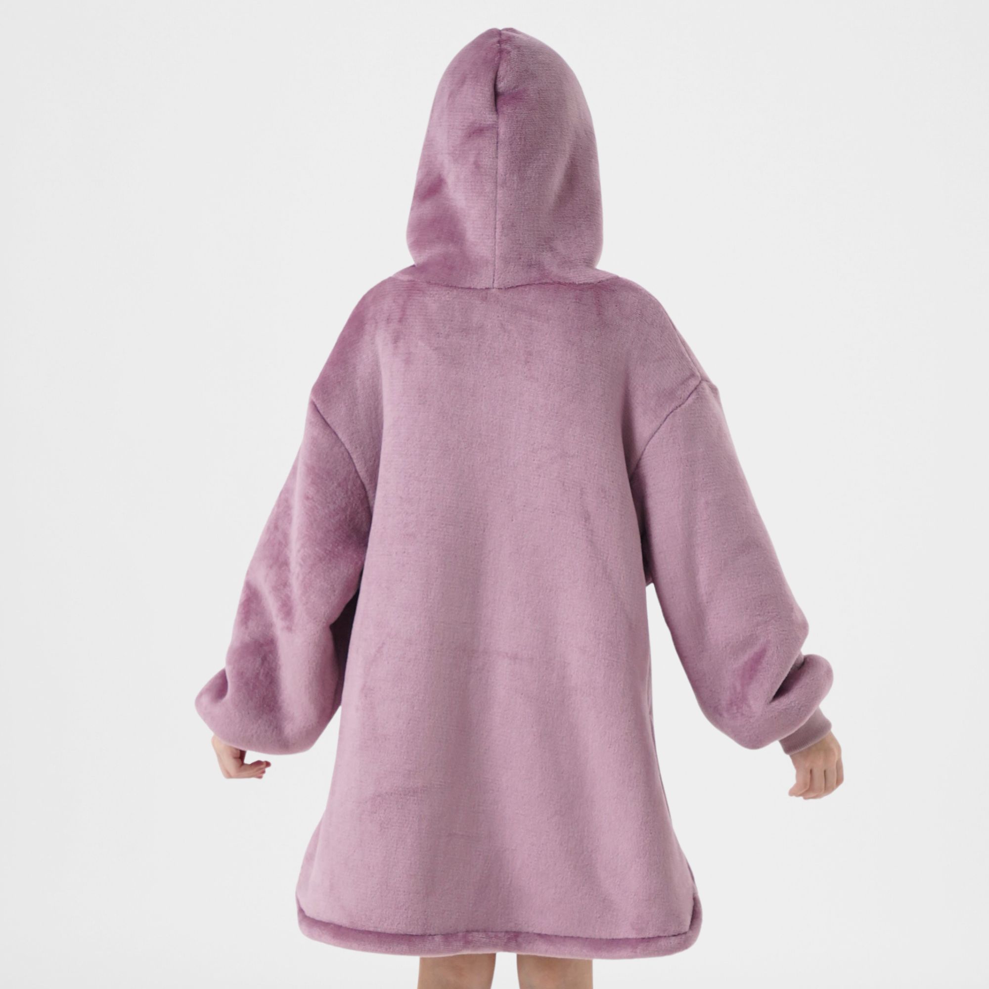 FEM - hoodie 50x70 cm - meisjes - hoodie deken - Dusky Orchid - paars