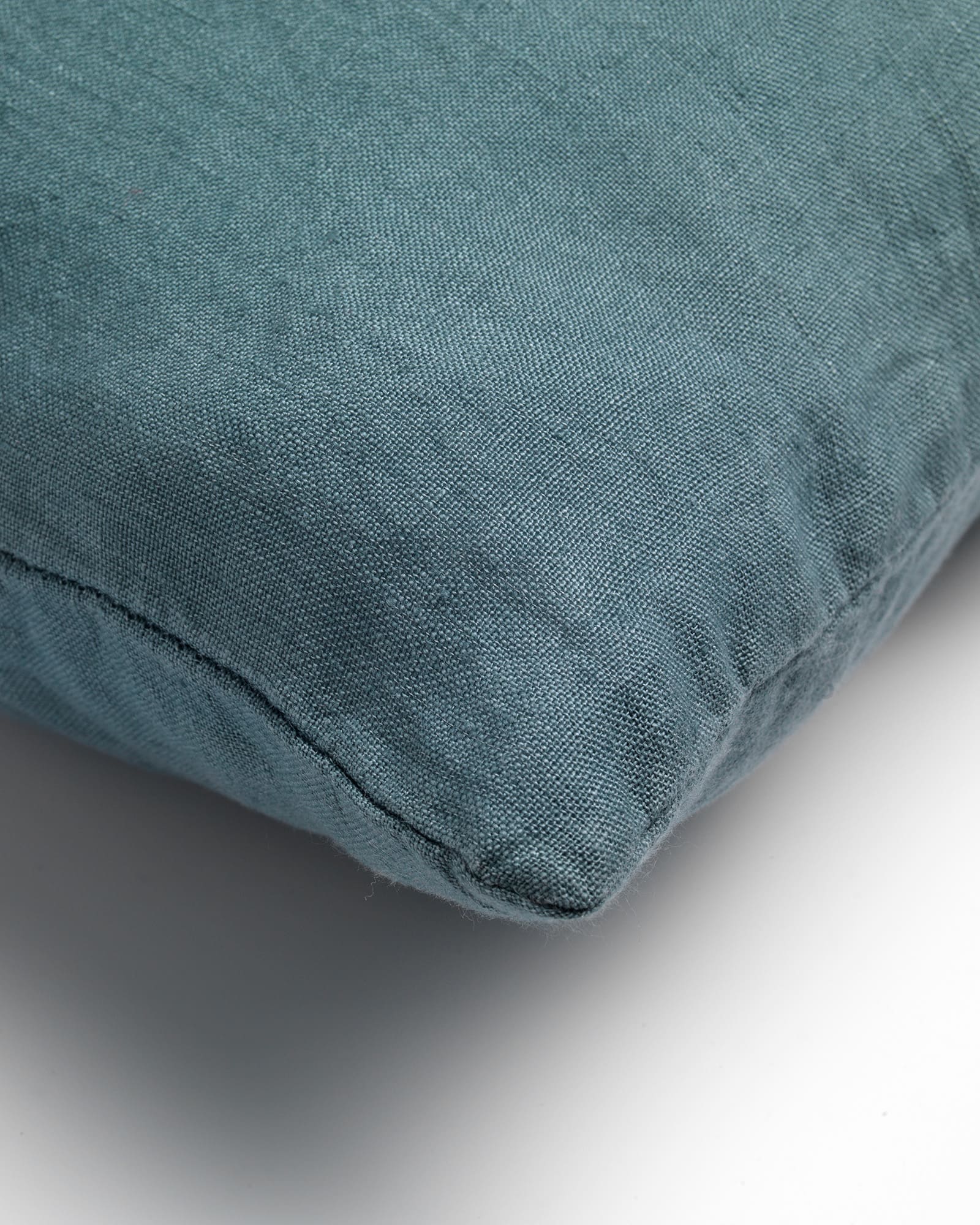 LINN - Kussenhoes 45x45 cm - 100% linnen - effen kleur - Sagebrush Green - groen