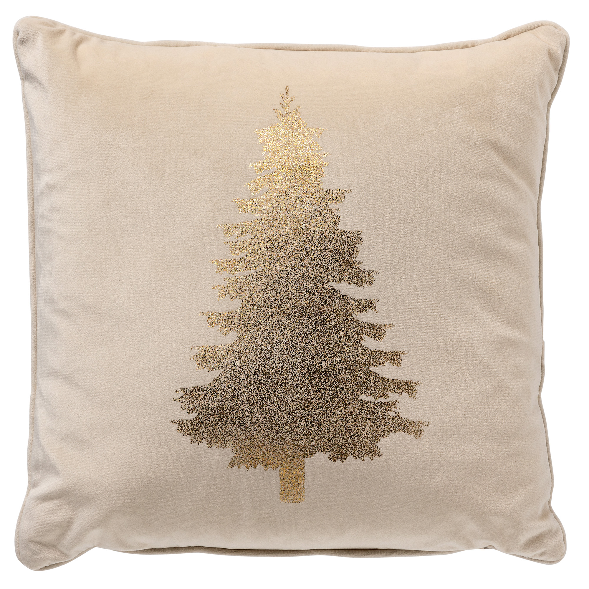 TREE - Kussenhoes 45x45 cm - Kerst - Whisper White - wit