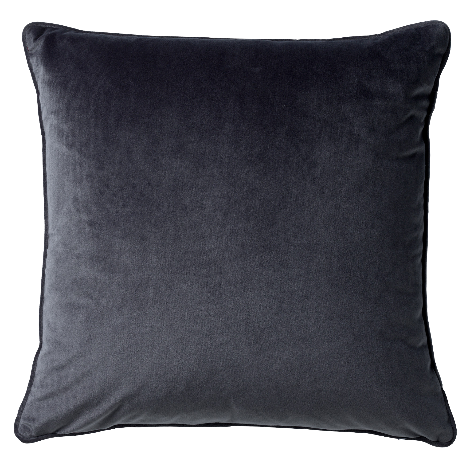 FINNA - Kussenhoes 100% gerecycled polyester - Eco Line collectie 45x45 cm - Charcoal Gray - antraciet