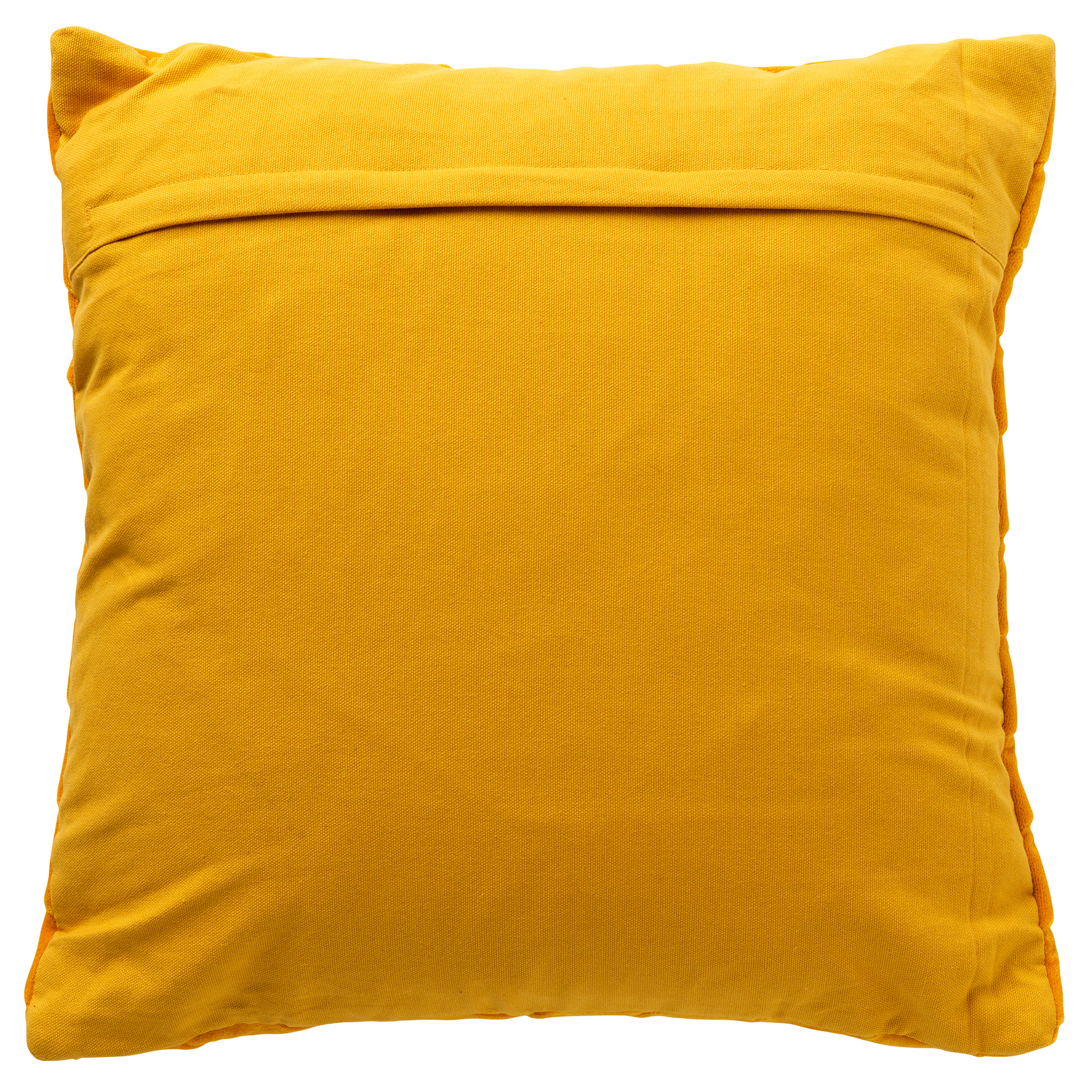 GIDI - Kussenhoes 45x45 cm - velvet - effen kleur - Golden Glow - geel