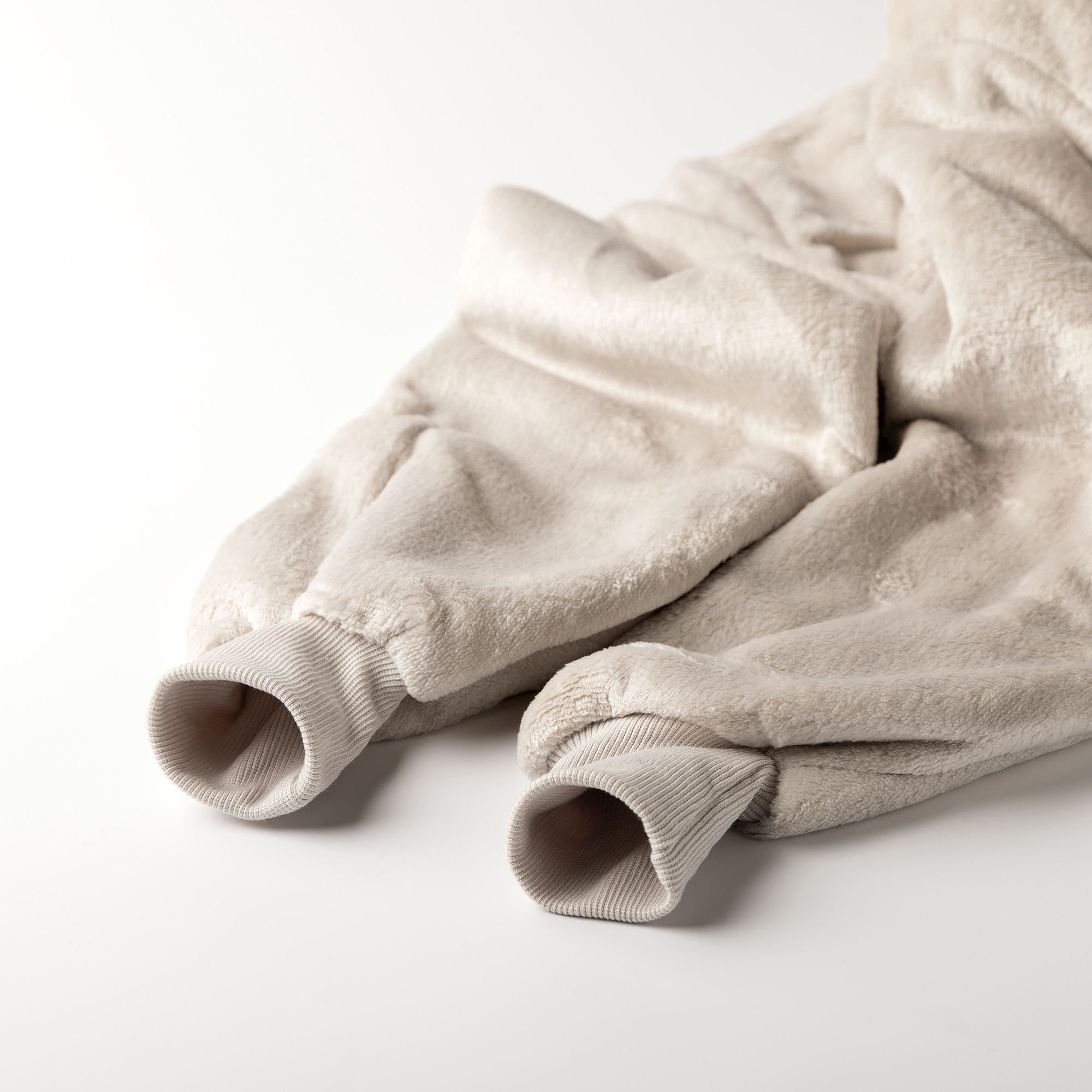 JUNIOR Oversized Hoodie voor kinderen - 50x70 cm - Hoodie & deken in één - met capuchon - Pumice Stone - beige