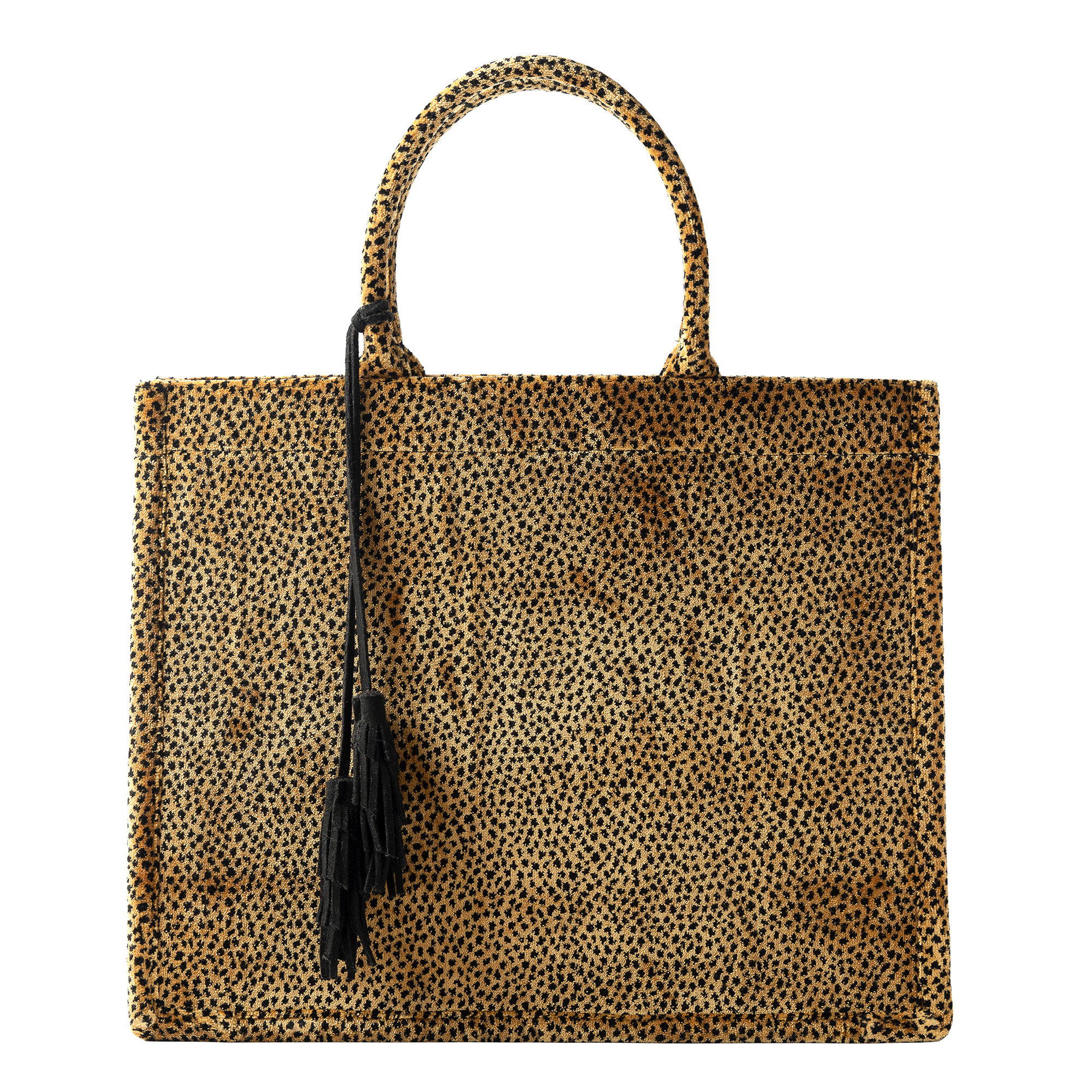 ELISABETH | Tote-bag | Shopper | 43x34x13 cm | Tobacco Brown | Bruin | Multicolor | Hoii 