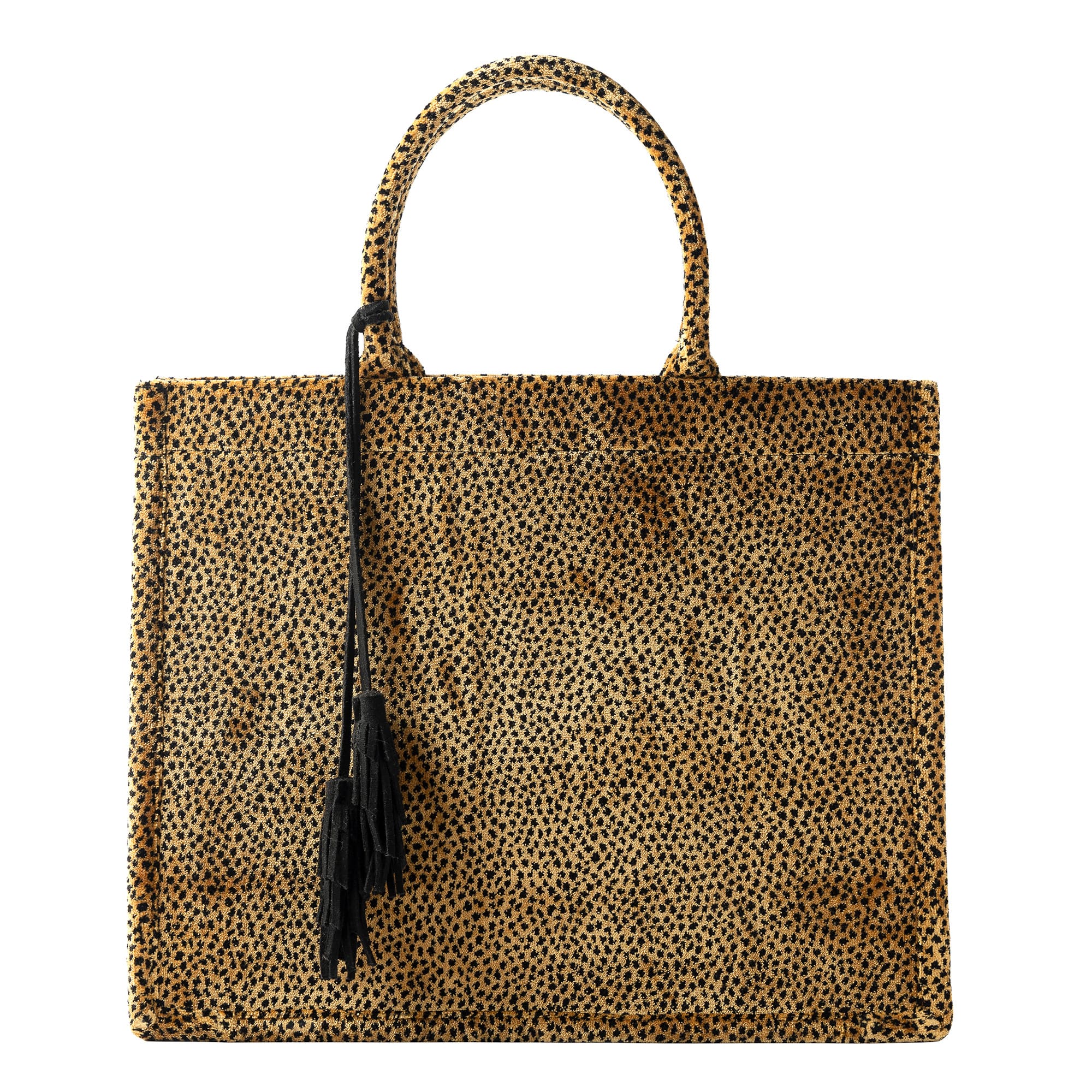 ELISABETH | tote-bag | shopper | 43x34x13 cm | Tobacco Brown | bruin | multicolor | Hoii 