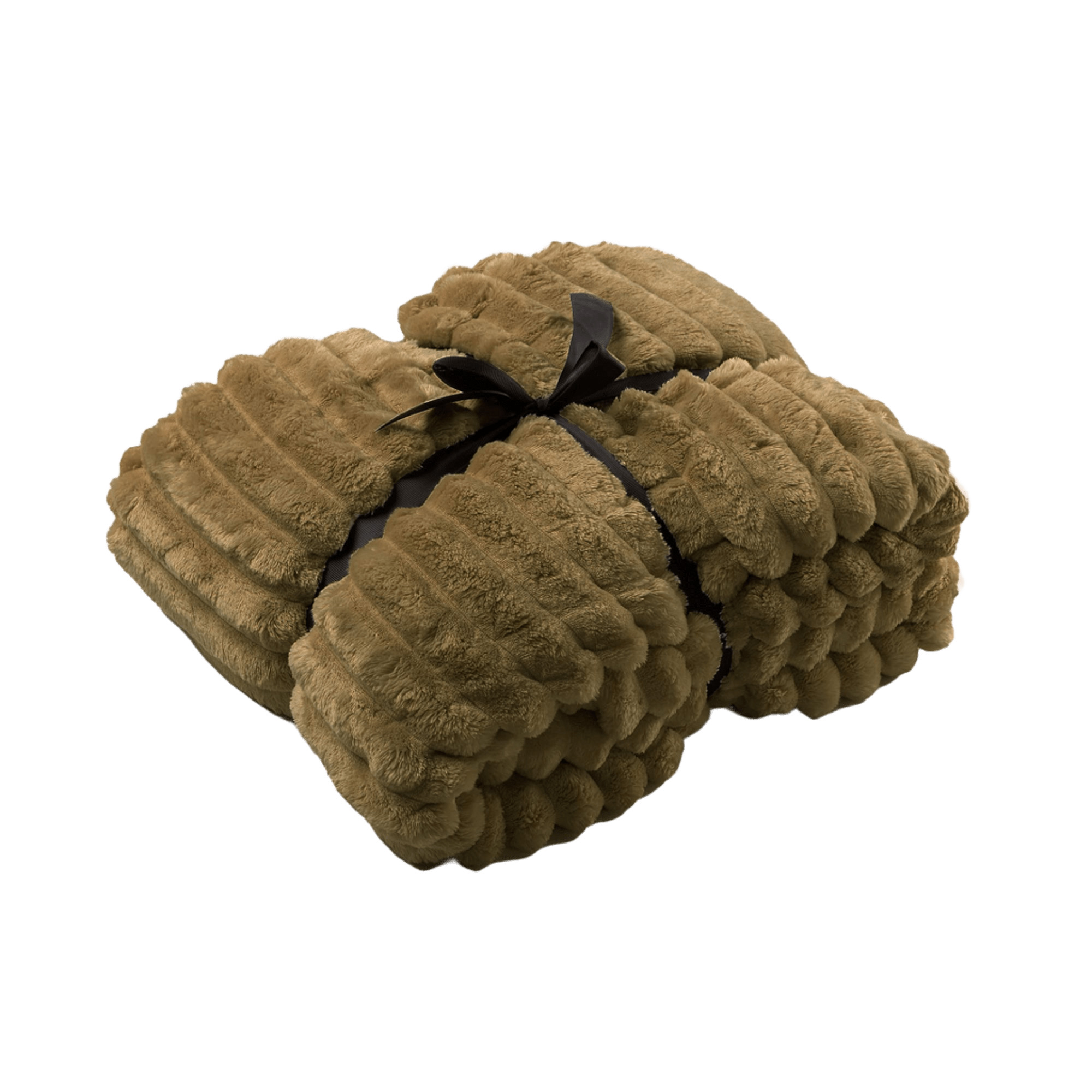 RICKY - Plaid 150x200 cm - superzacht - warm en donzig - Military Olive - groen